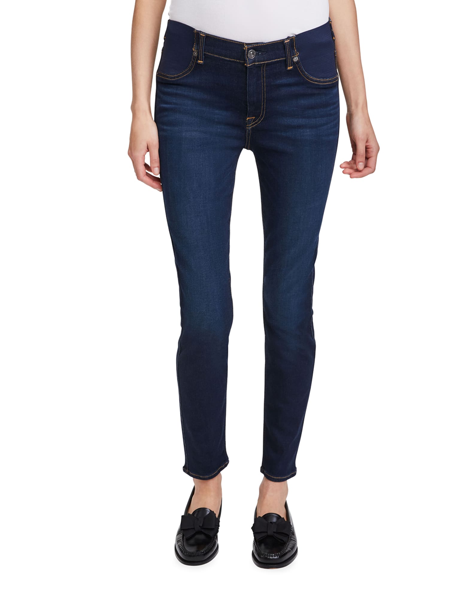 essence Hertogin klassiek 7 for all mankind Maternity Ankle Skinny Jeans | Neiman Marcus