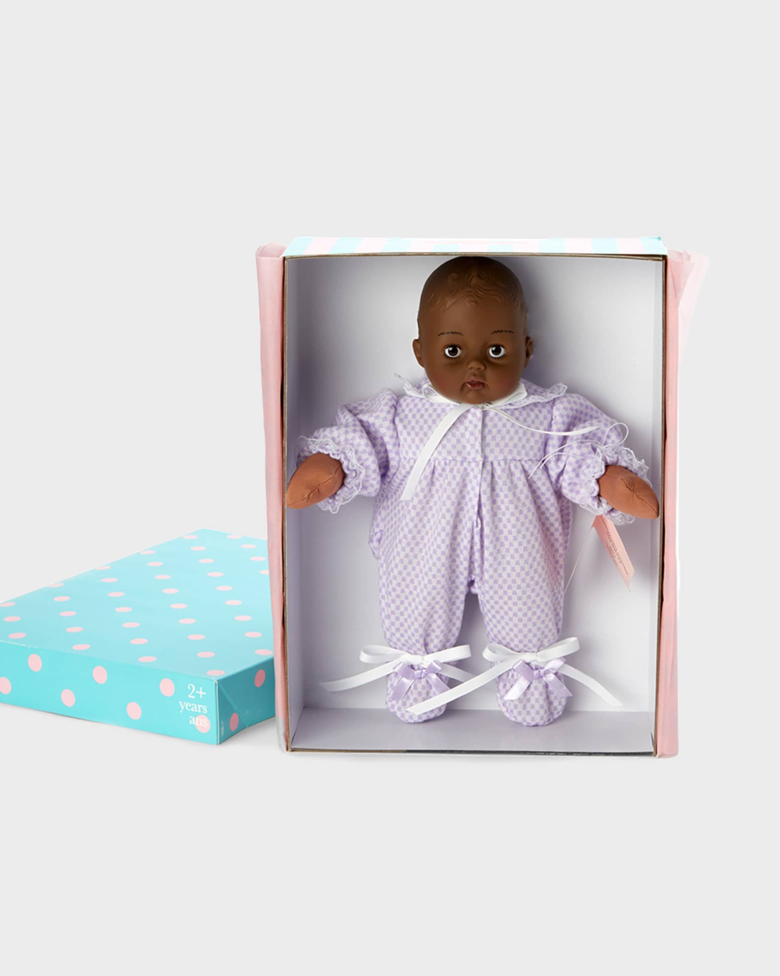 Huggum Lavender Check Doll, 12" 0