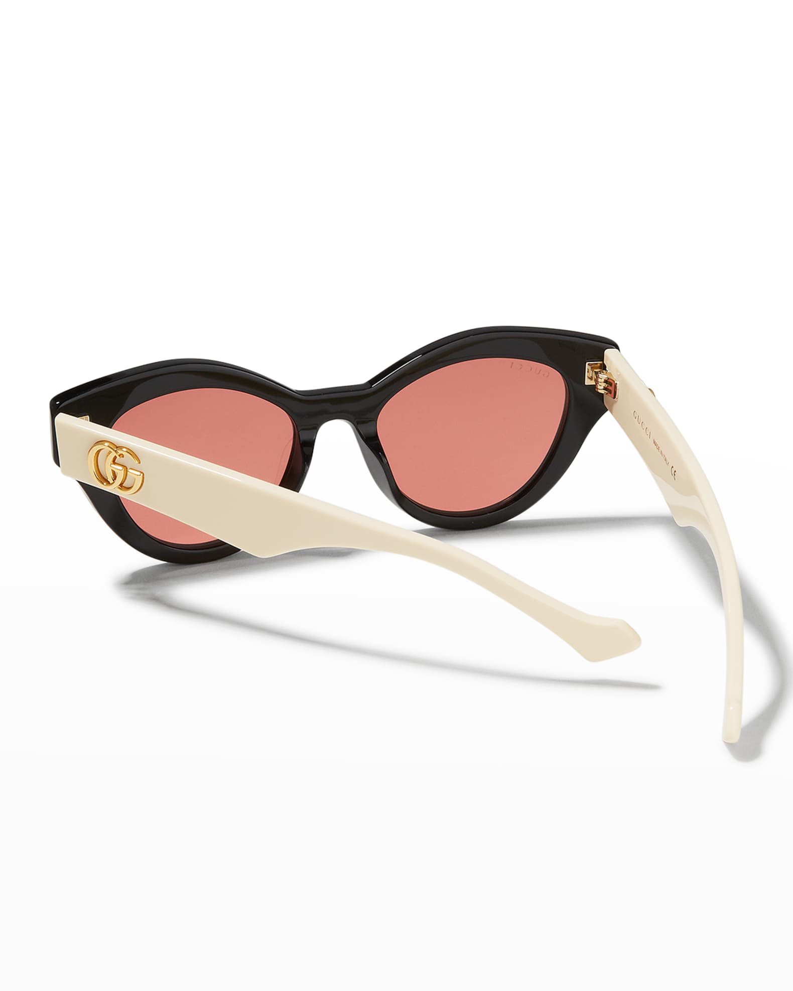 Gucci Interlocking G Acetate Cat Eye Sunglasses Neiman Marcus 