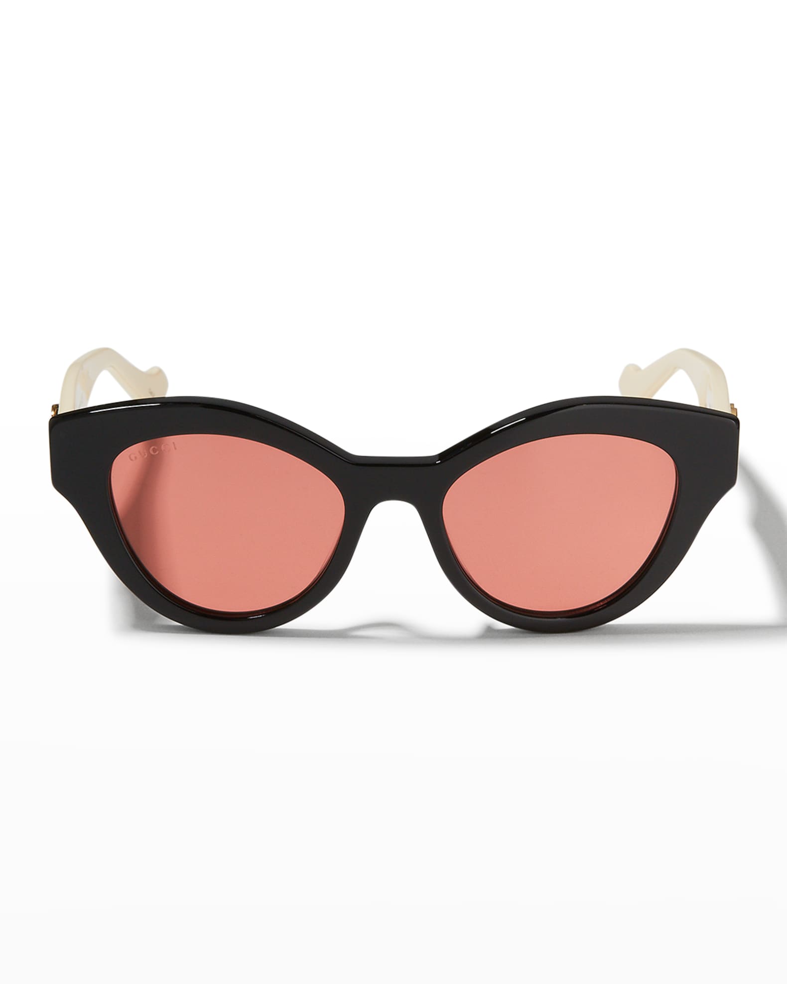 Gucci Interlocking G Acetate Cat Eye Sunglasses Neiman Marcus