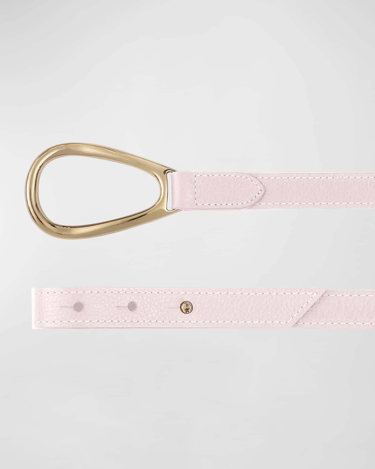 L'Adorable Small Pebbled Leather Belt 1