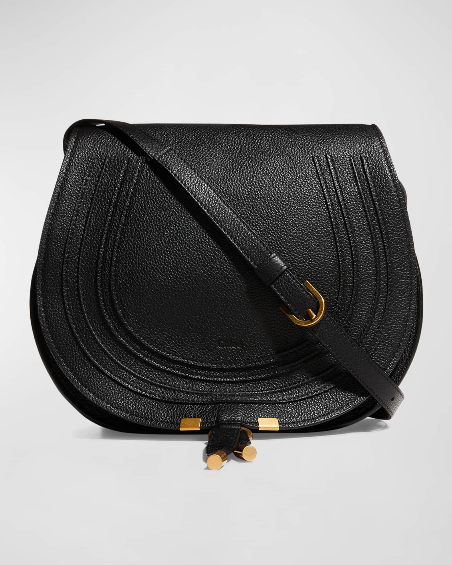 Chloe Marcie Medium Leather Crossbody Bag | Neiman Marcus