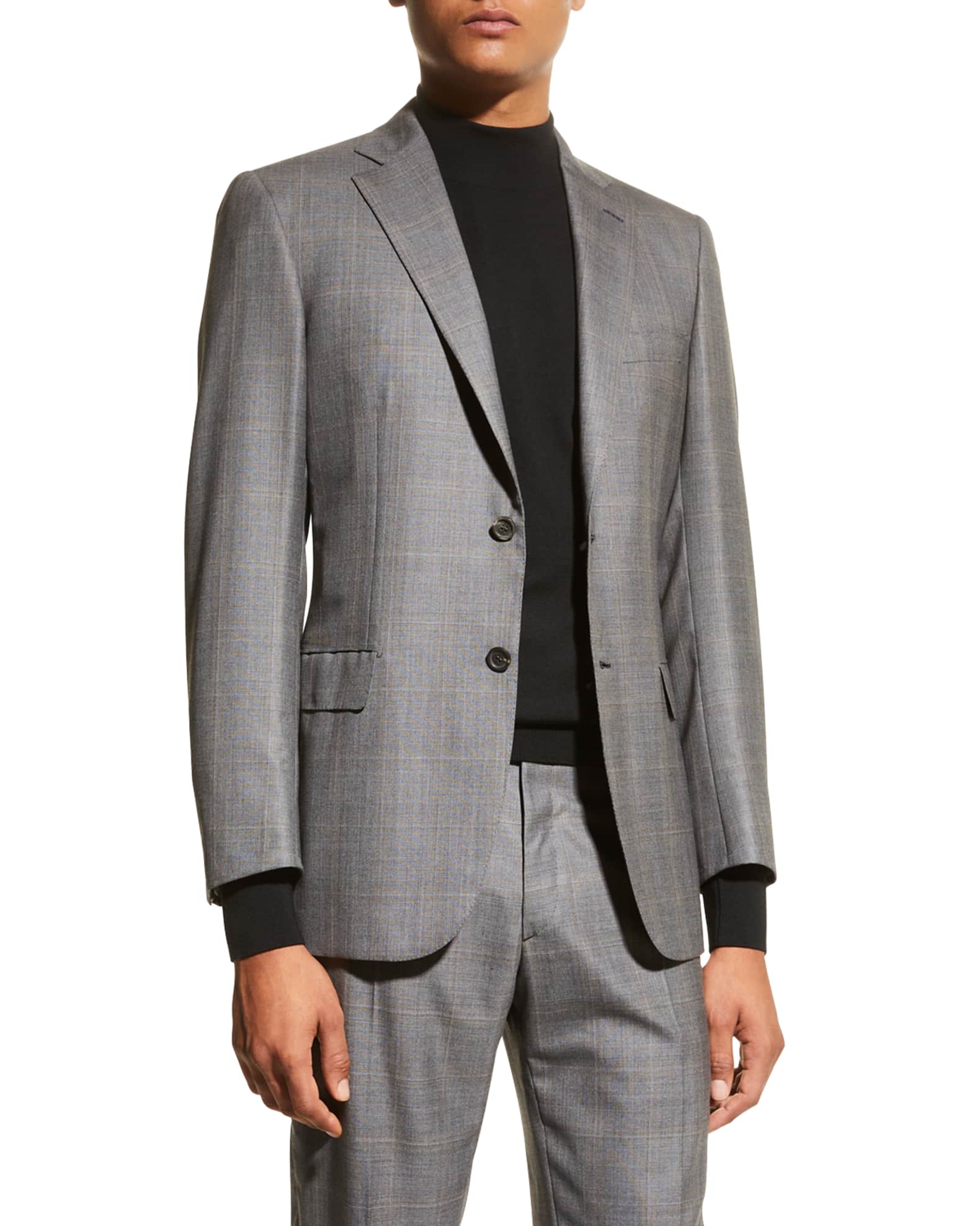Brioni Men's Plaid Wool Suit | Neiman Marcus