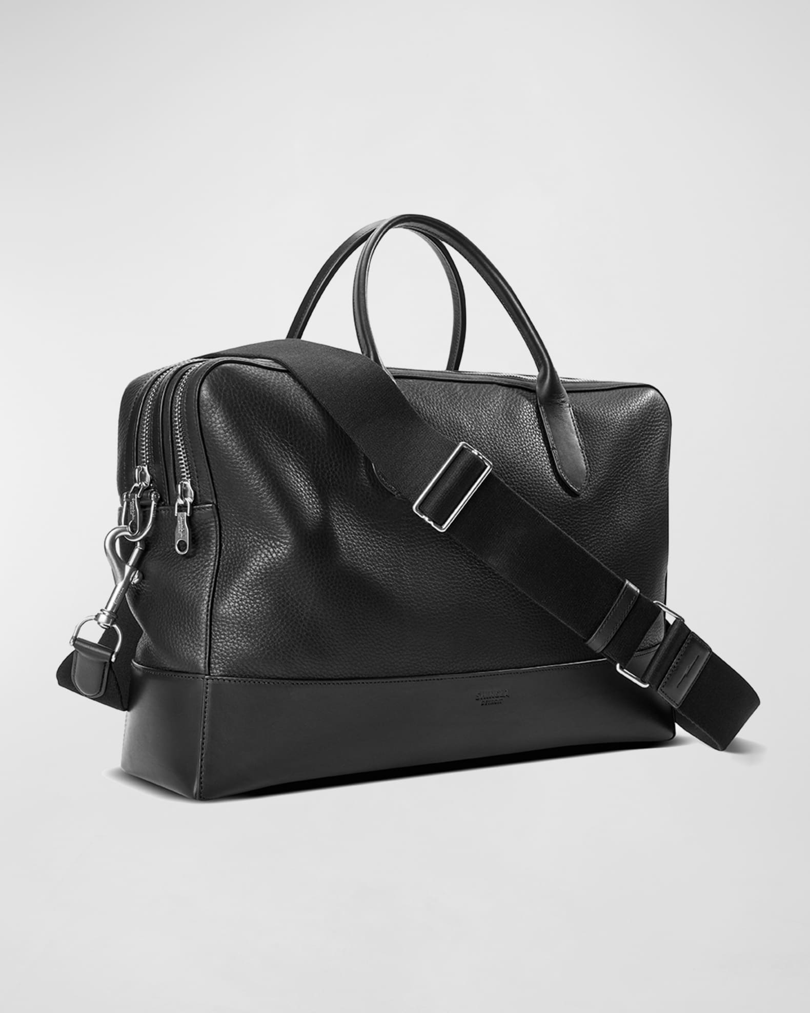 Shinola Men's Canfield Double Zip Brief, Natural Grain MN Neiman Marcus