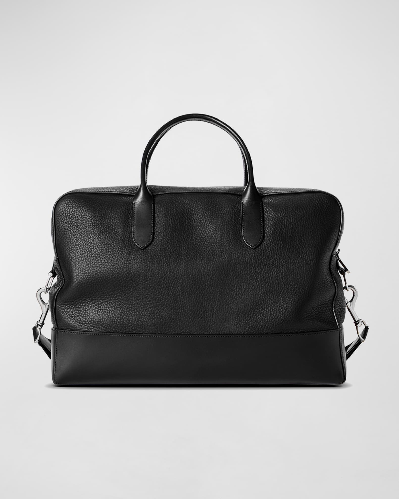 Shinola Men's Canfield Double Zip Brief, Natural Grain MN Neiman Marcus