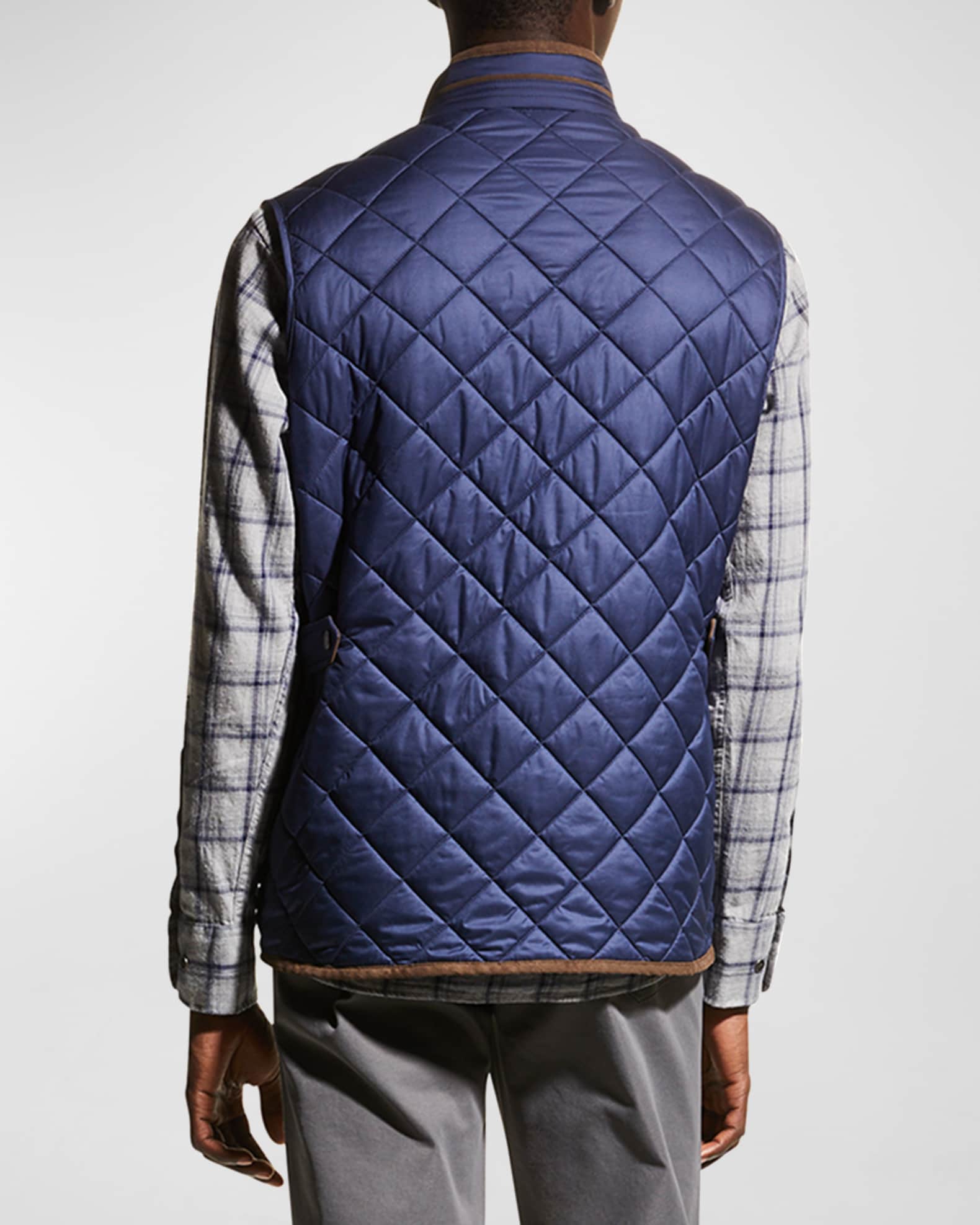 Peter Millar Men's Crown Essex Quilted Vest Neiman Marcus