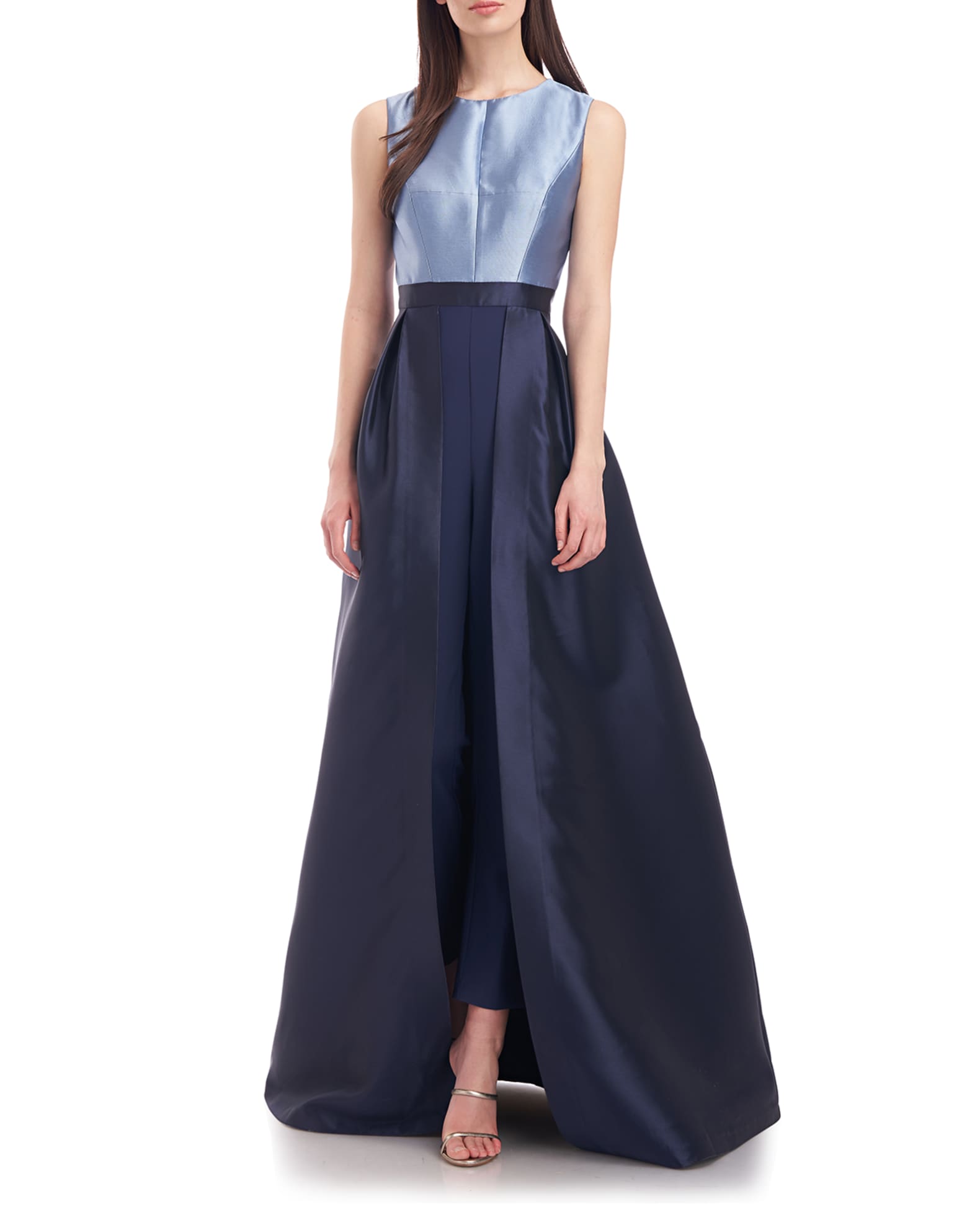 kay unger jumpsuit gown
