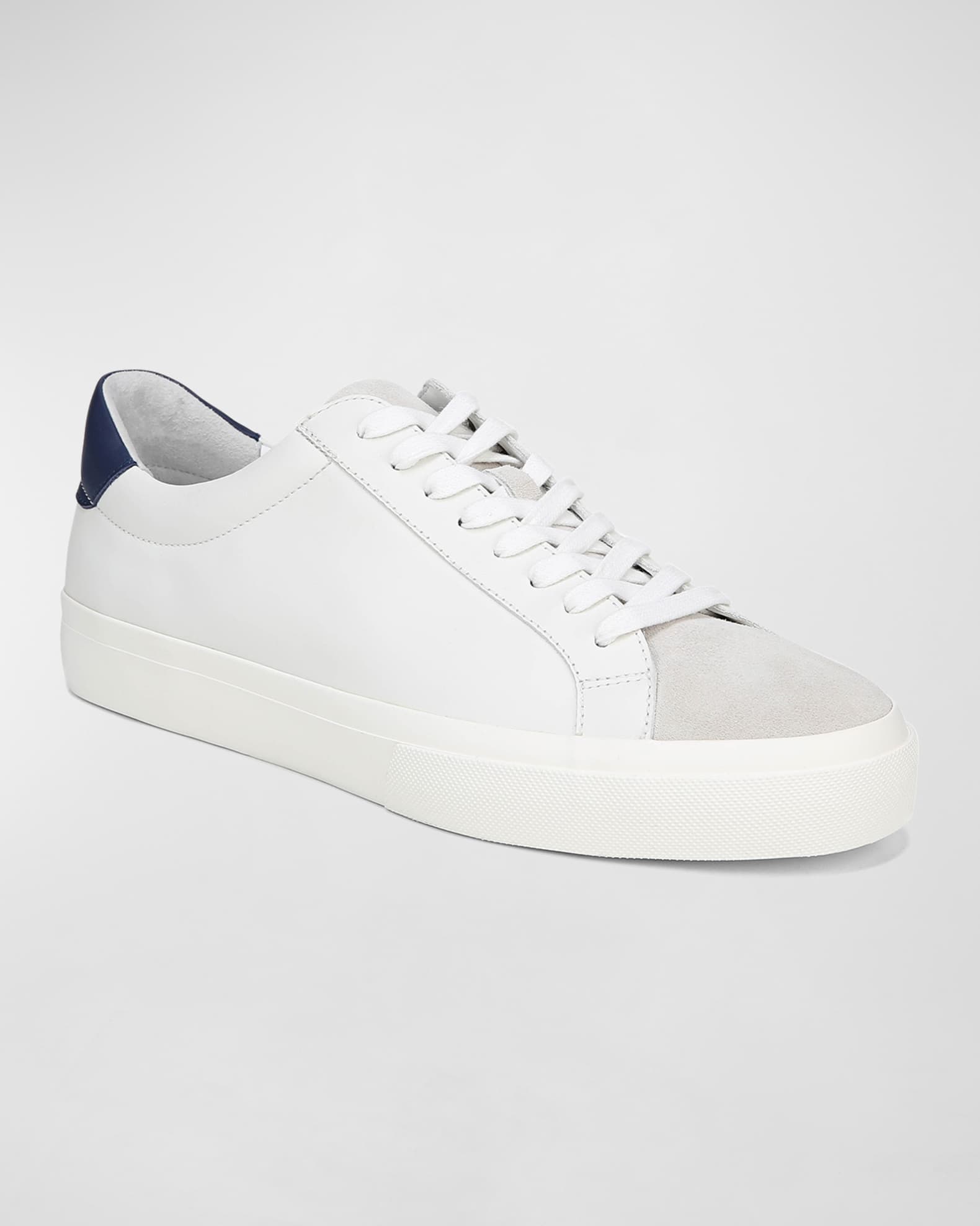 Vince Men's Fulton Mix-Leather Low-Top Sneakers | Neiman Marcus