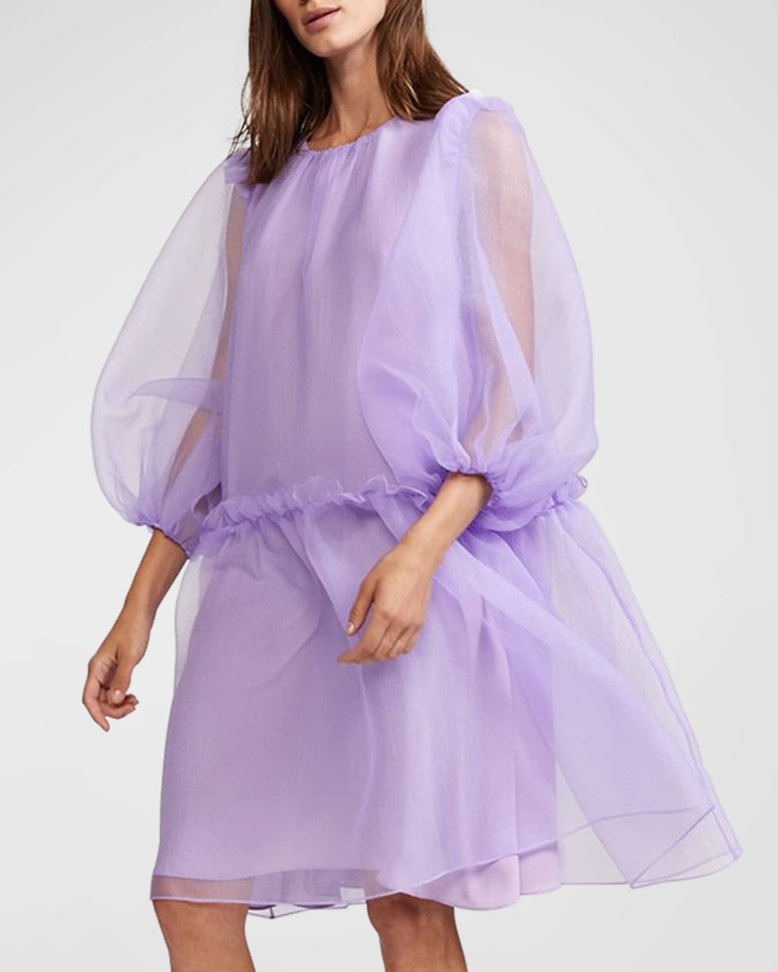 cynthia rowley organza dress Cynthia Rowley Buckle Up Silk Organza Dress