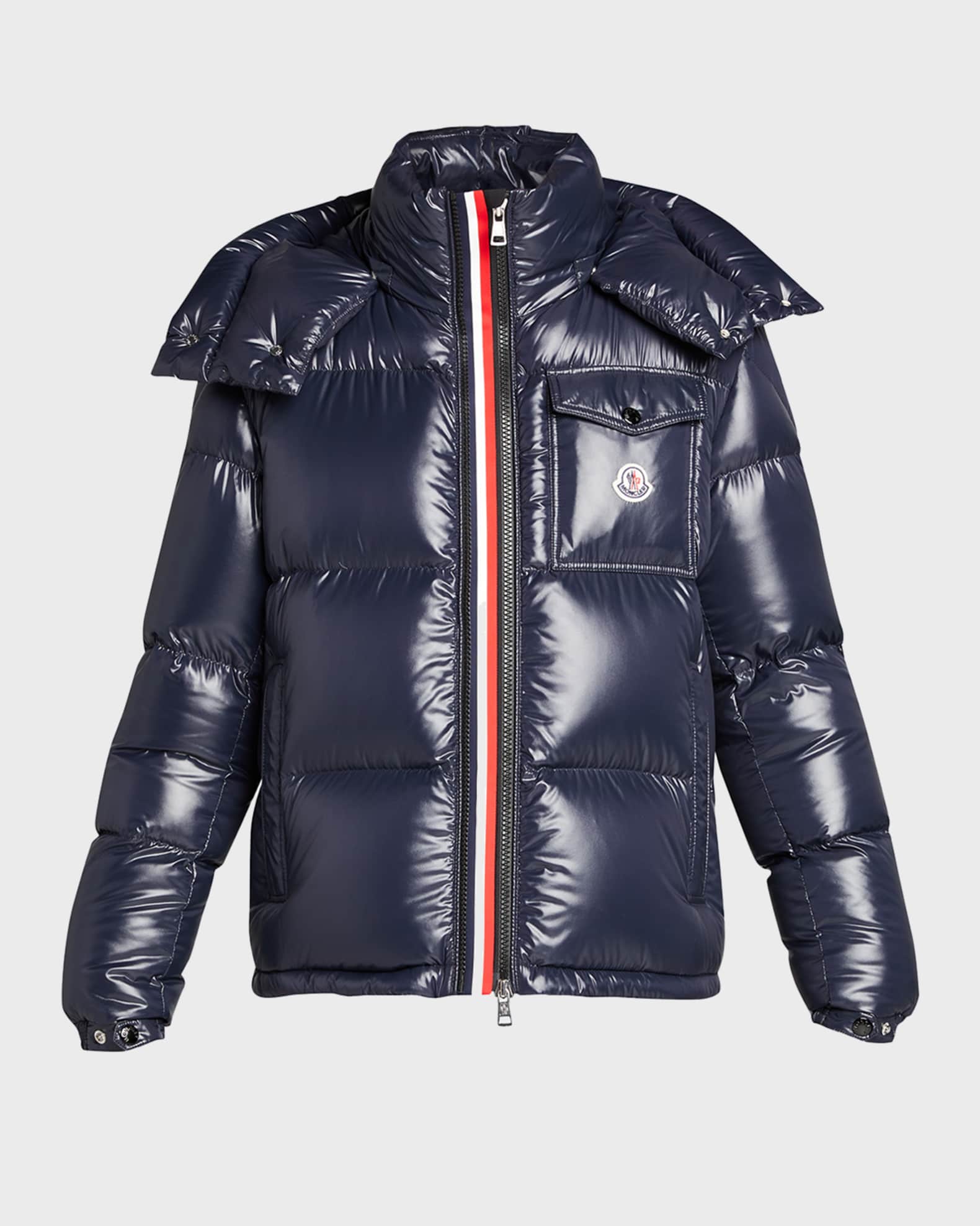 Moncler Men's Montbeliard Shiny Nylon Jacket | Neiman Marcus