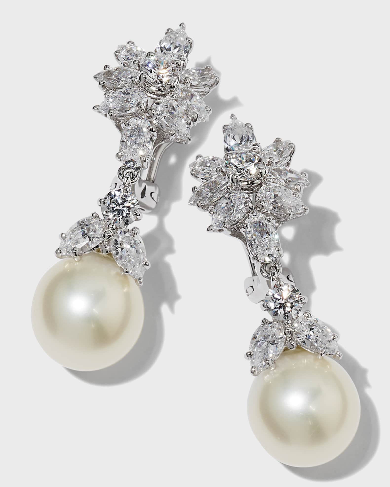 Neiman marcus cubic zirconia earrings clearance