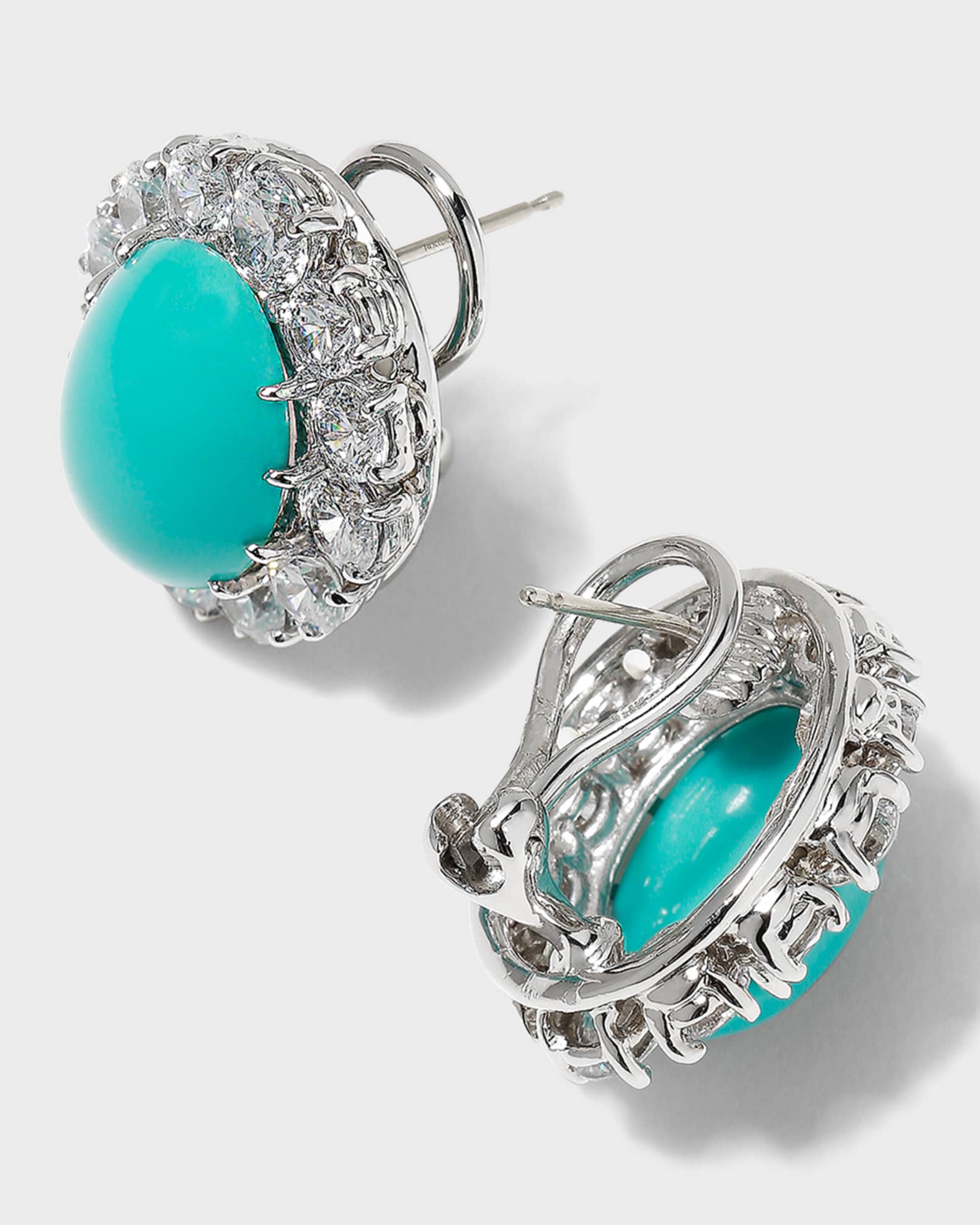 Men Women Stud Earrings 3-8mm 2-Pack Stainless Steel Cubic Zirconia Stud Earrings For Men & Women (3-8mm) 3mm 8mm Earring Set - Foto 5