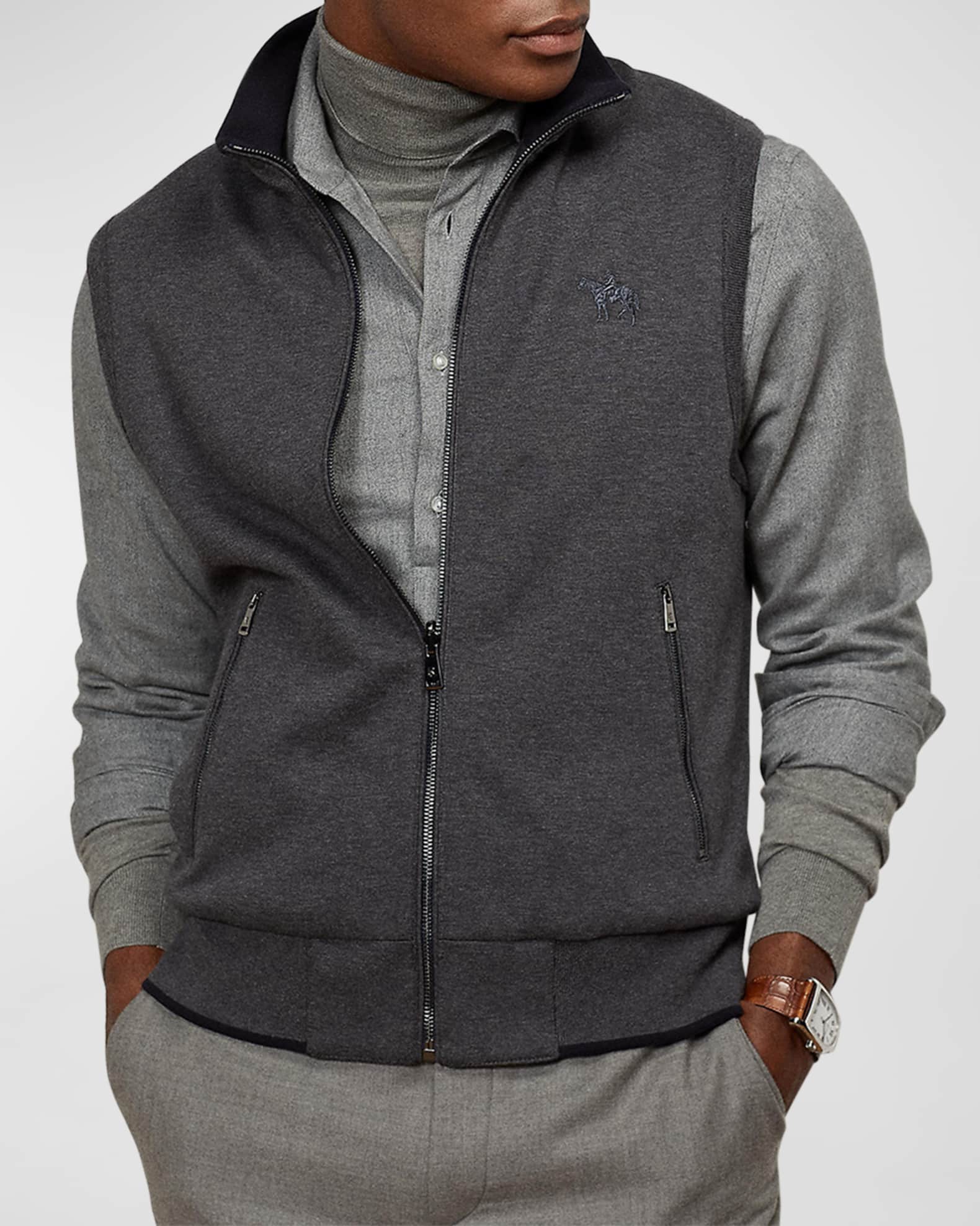 Ralph lauren purple label vest new arrivals
