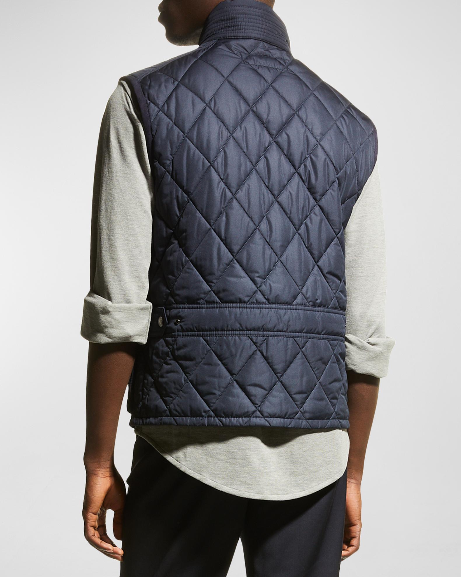 Ralph Lauren Purple Label ネイビー ダウンベスト S Ralph Lauren Purple Label Men's Leyland Quilted Vest | Neiman Marcus