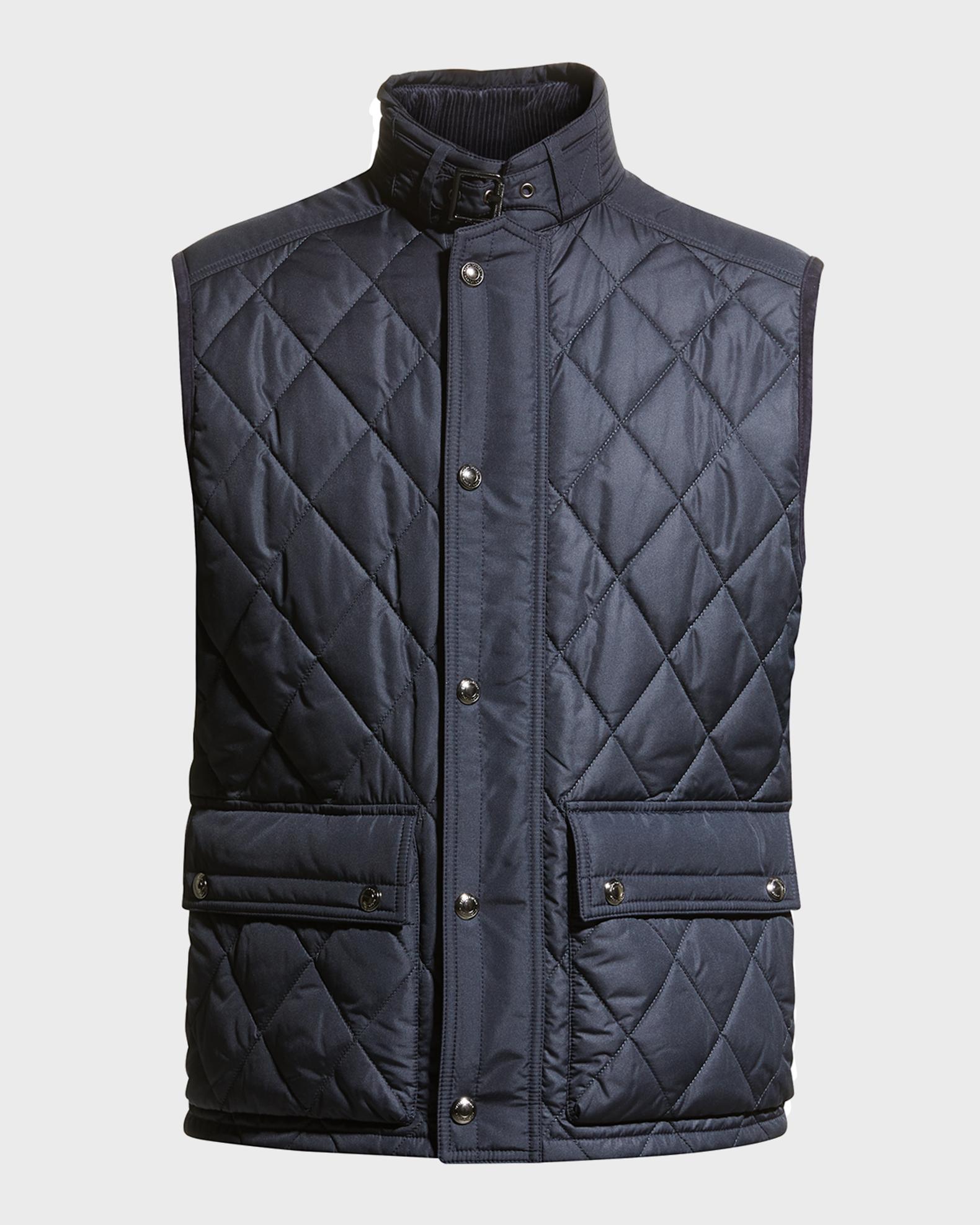 Ralph Lauren Purple Label Men's Leyland Quilted Vest | Neiman Marcus