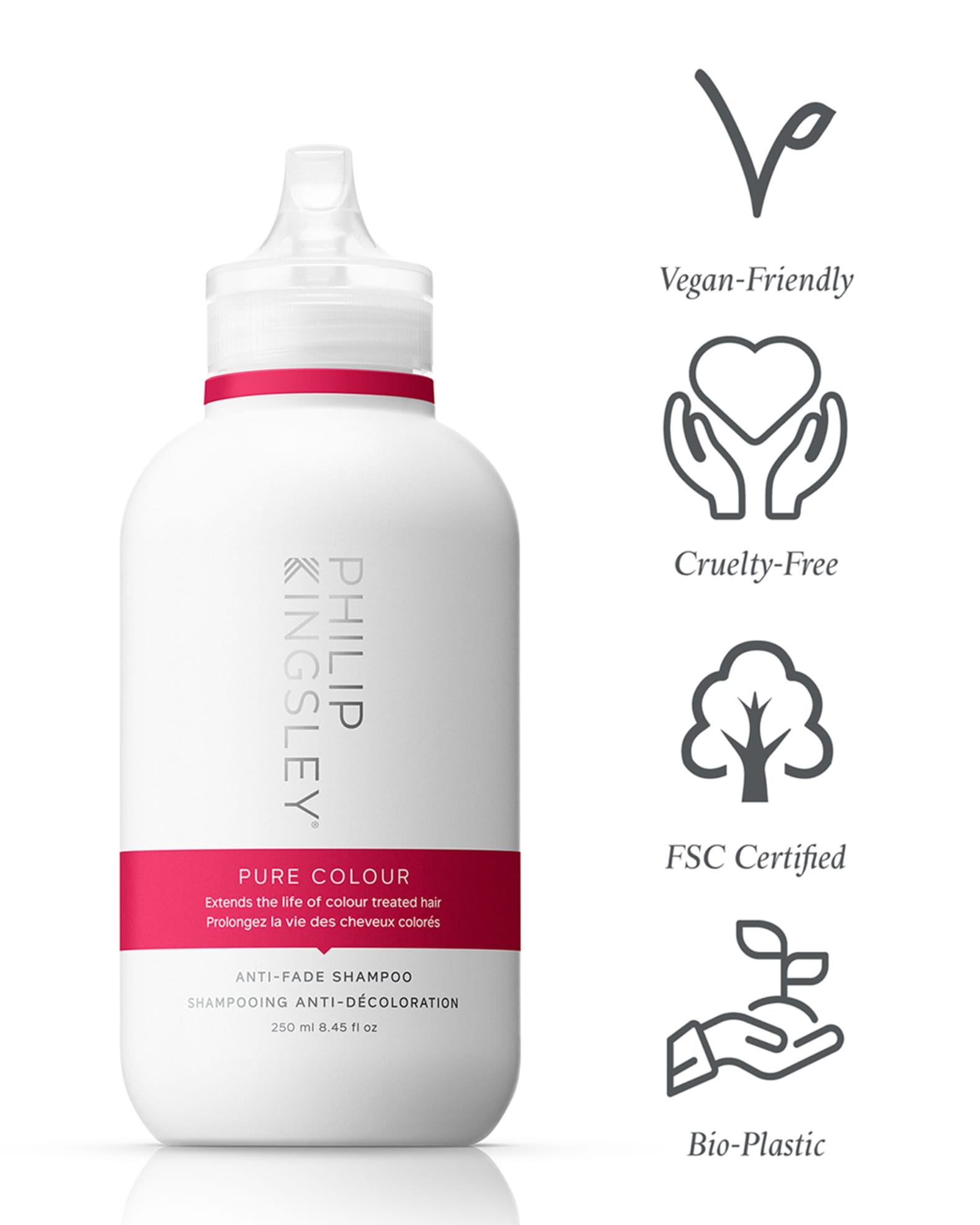 8.4 oz. Pure Colour Anti Fade Shampoo 1