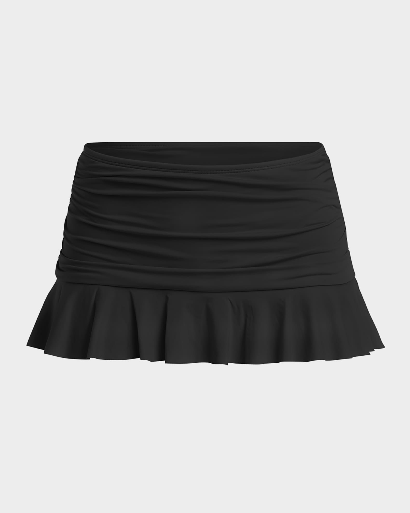 La Blanca Plus Size Island Goddess Ruffle Swim Skirt | Neiman Marcus