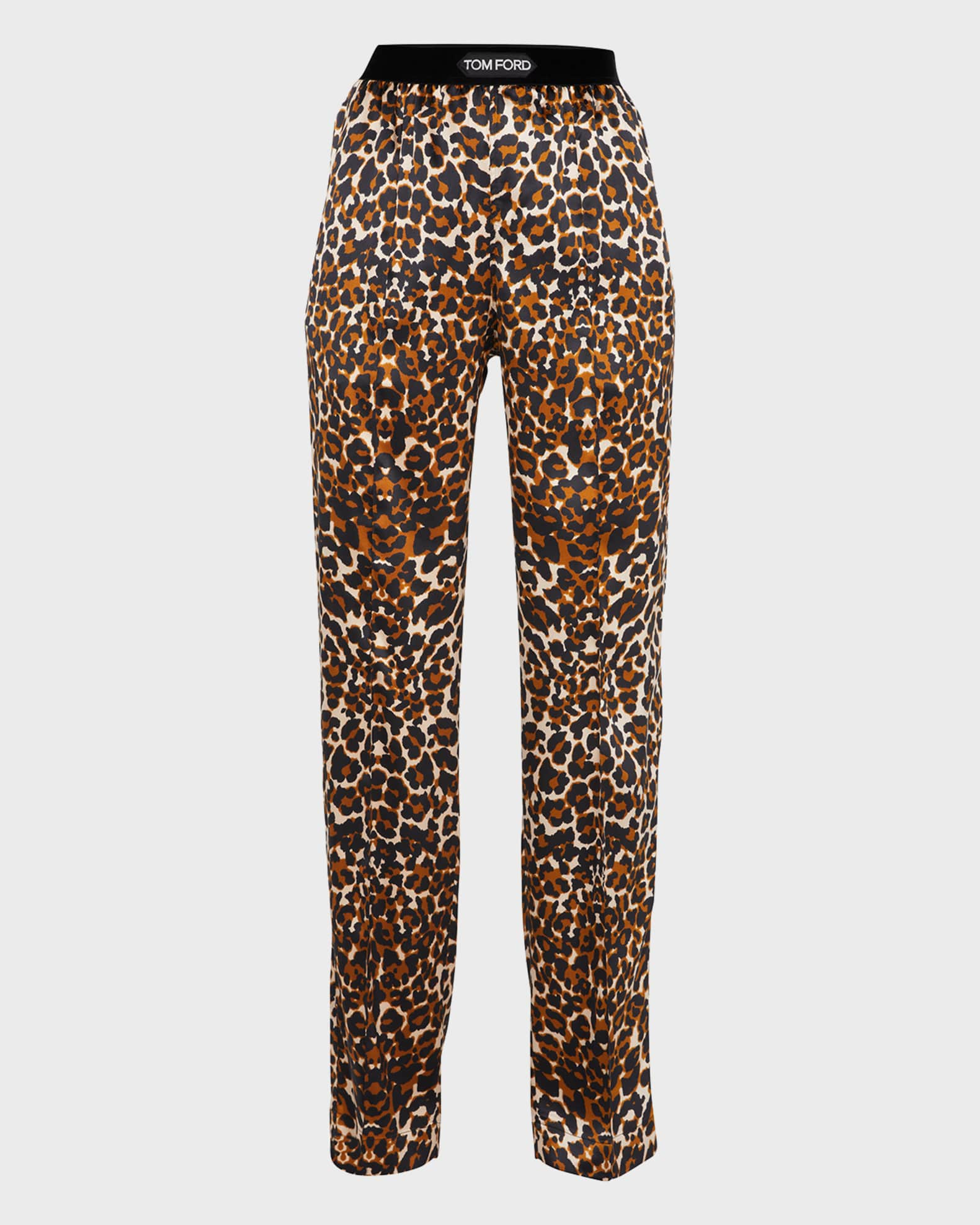 TOM | Leopard-Print FORD Silk Marcus Pants Pajama Neiman