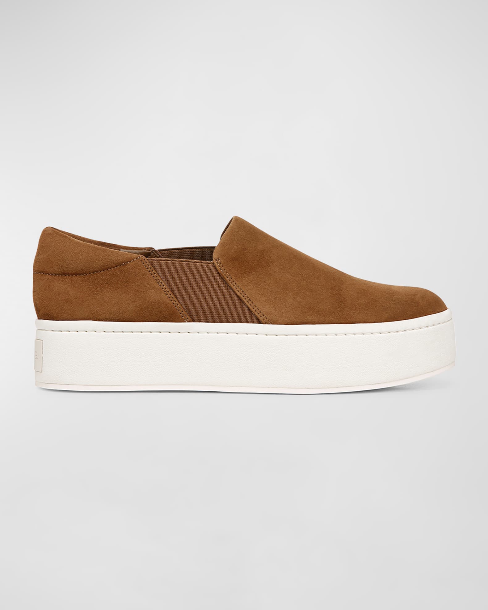 Warren Suede Slip On Platform Sneakers