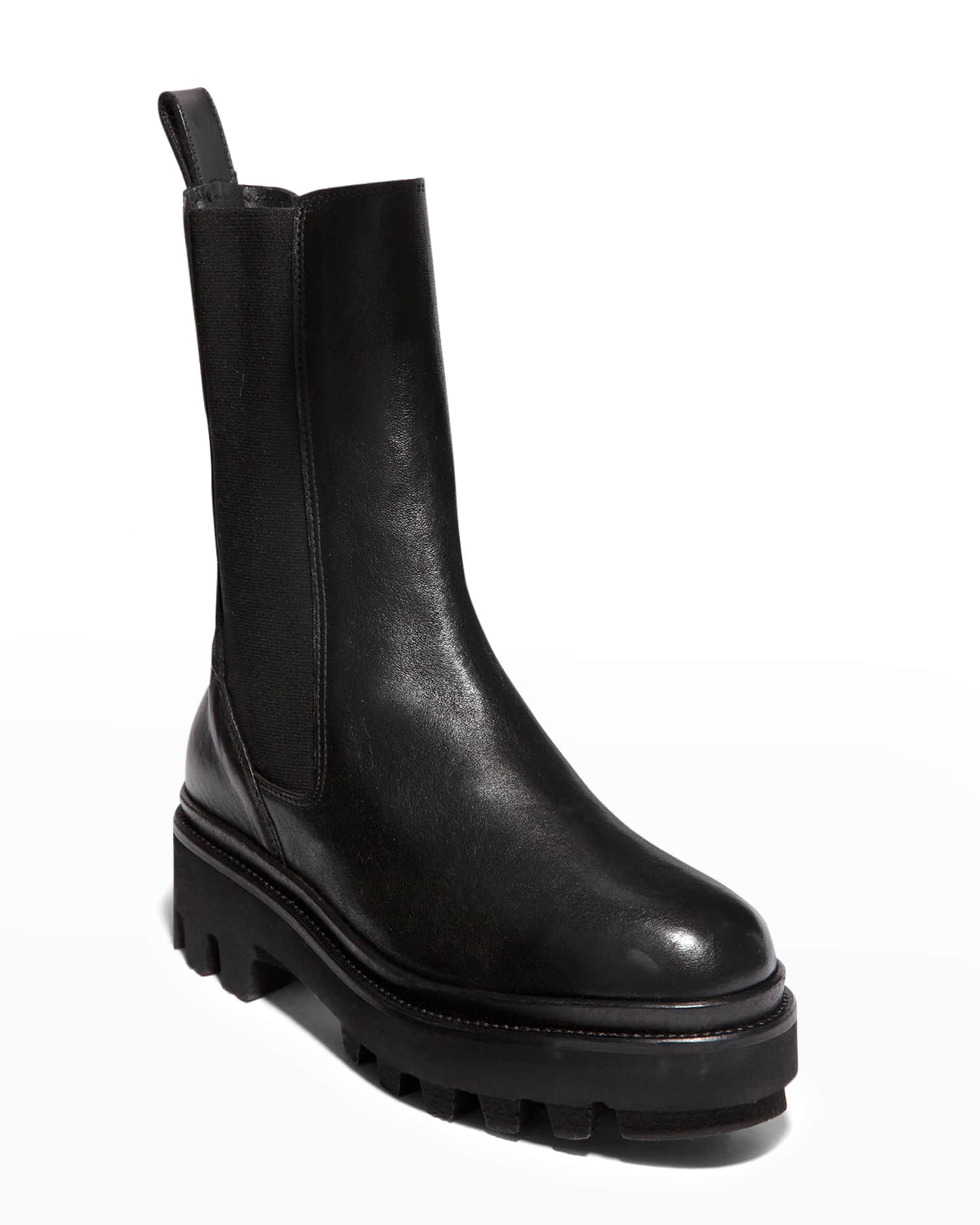 billie leather boots all saints