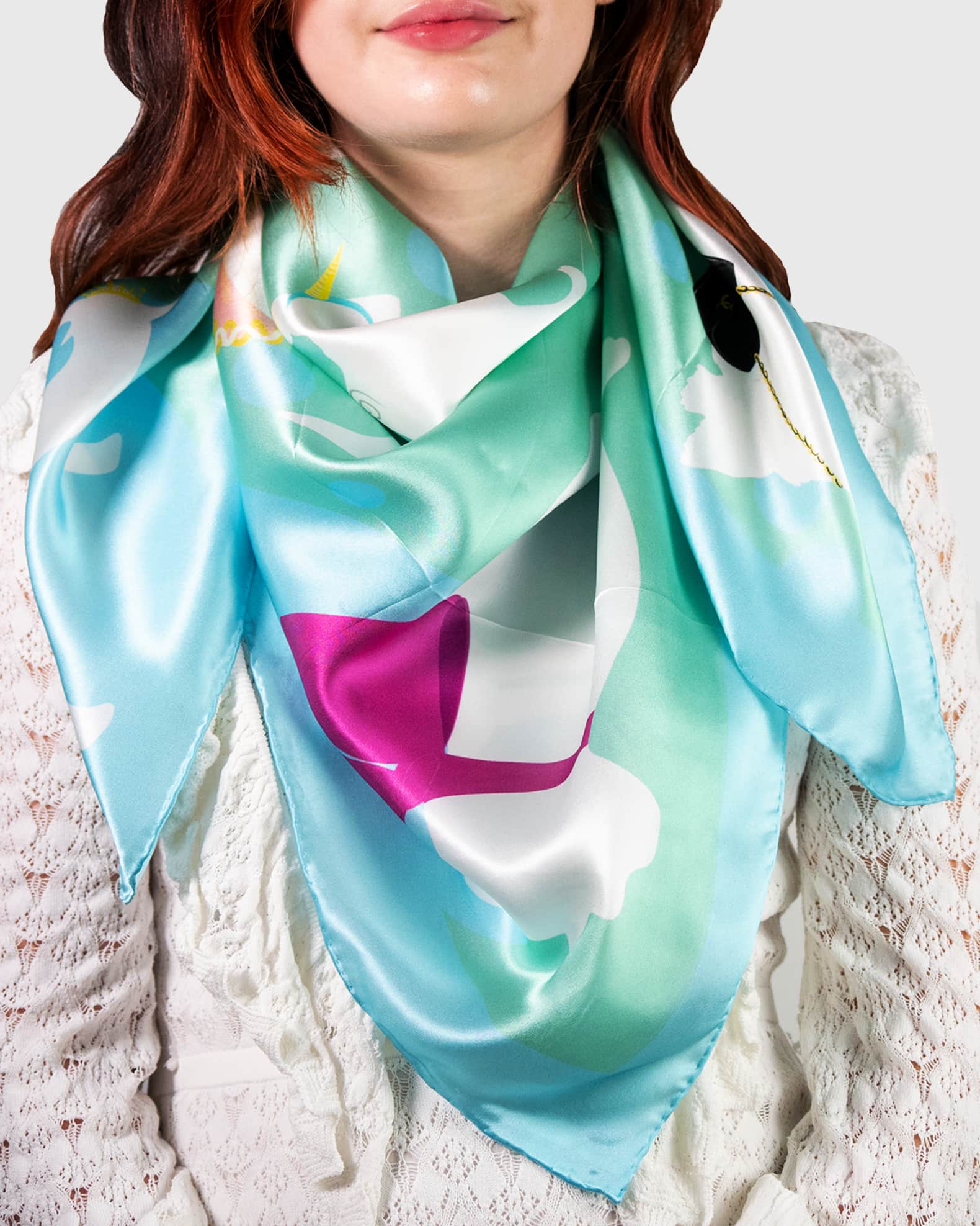 Accessorized Dogs Silk Scarf 1