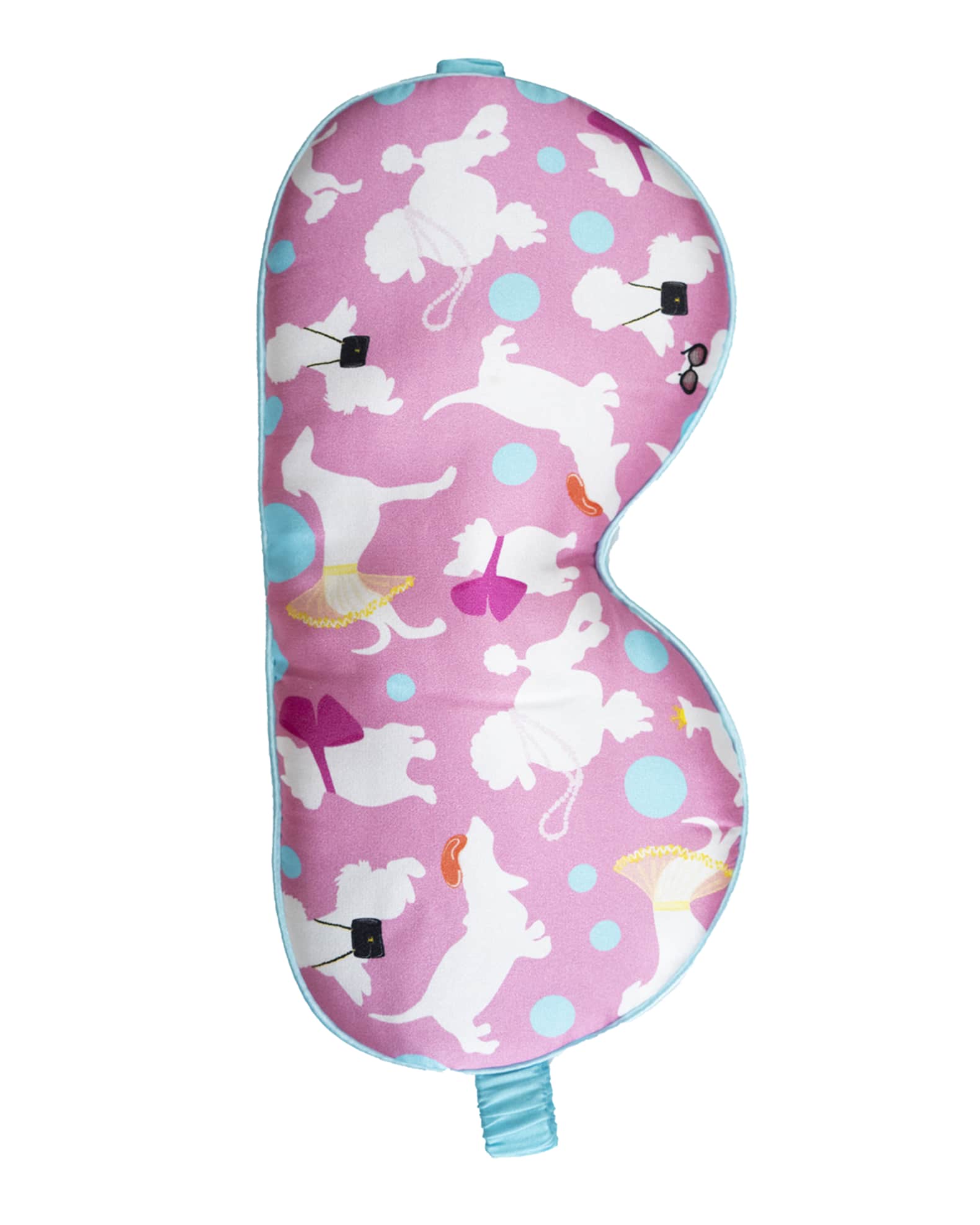 Oversized Dog-Print Eye Mask 0