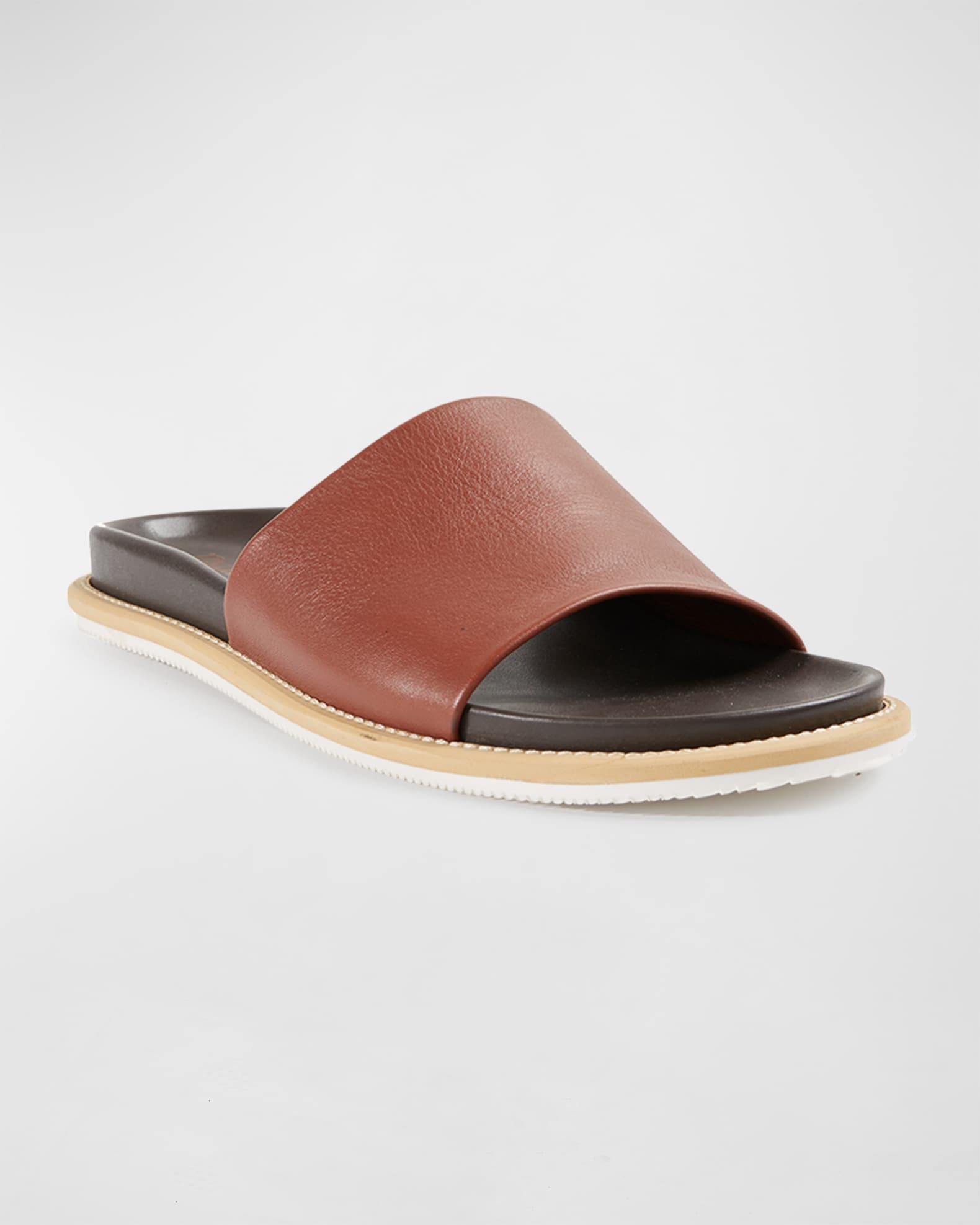 Men's Palma Leather Slide Sandals 1