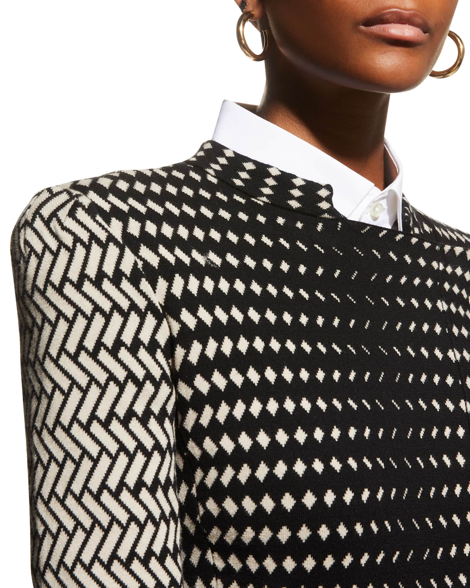 Emporio Armani Knit Jacket w/ Asymmetrical Overlap | Neiman