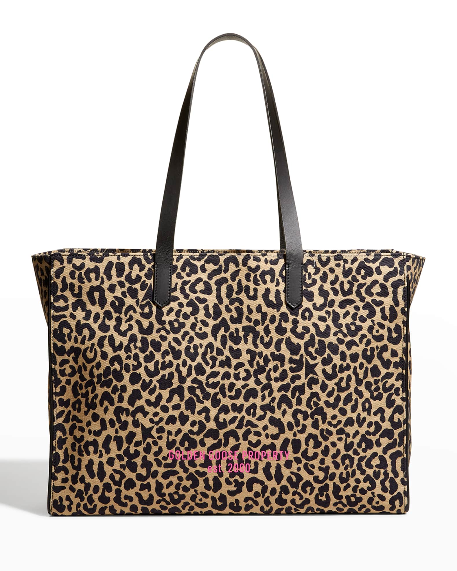 Neiman marcus leopard tote bag clearance