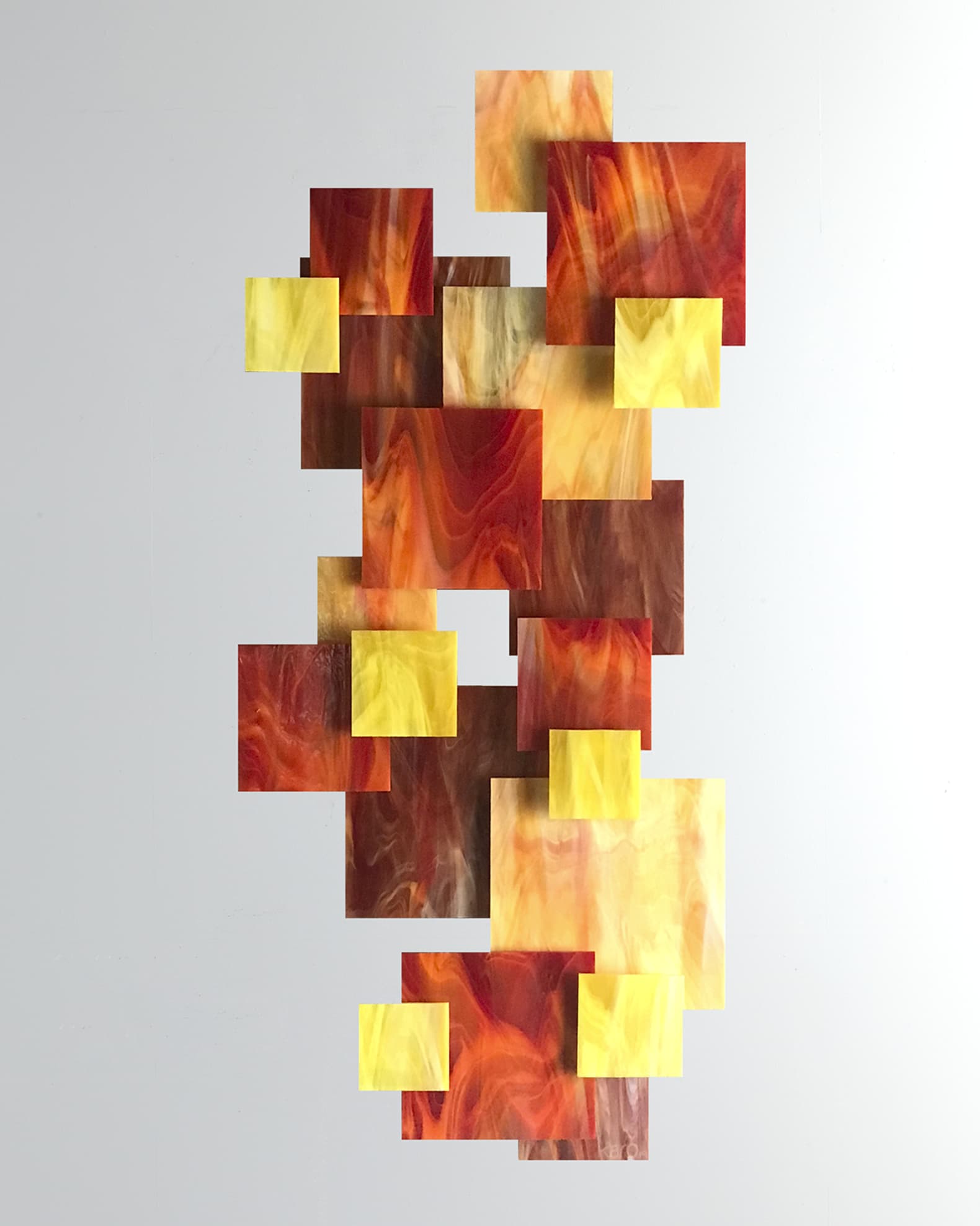 Sunset Vertical Wall Sculpture 0