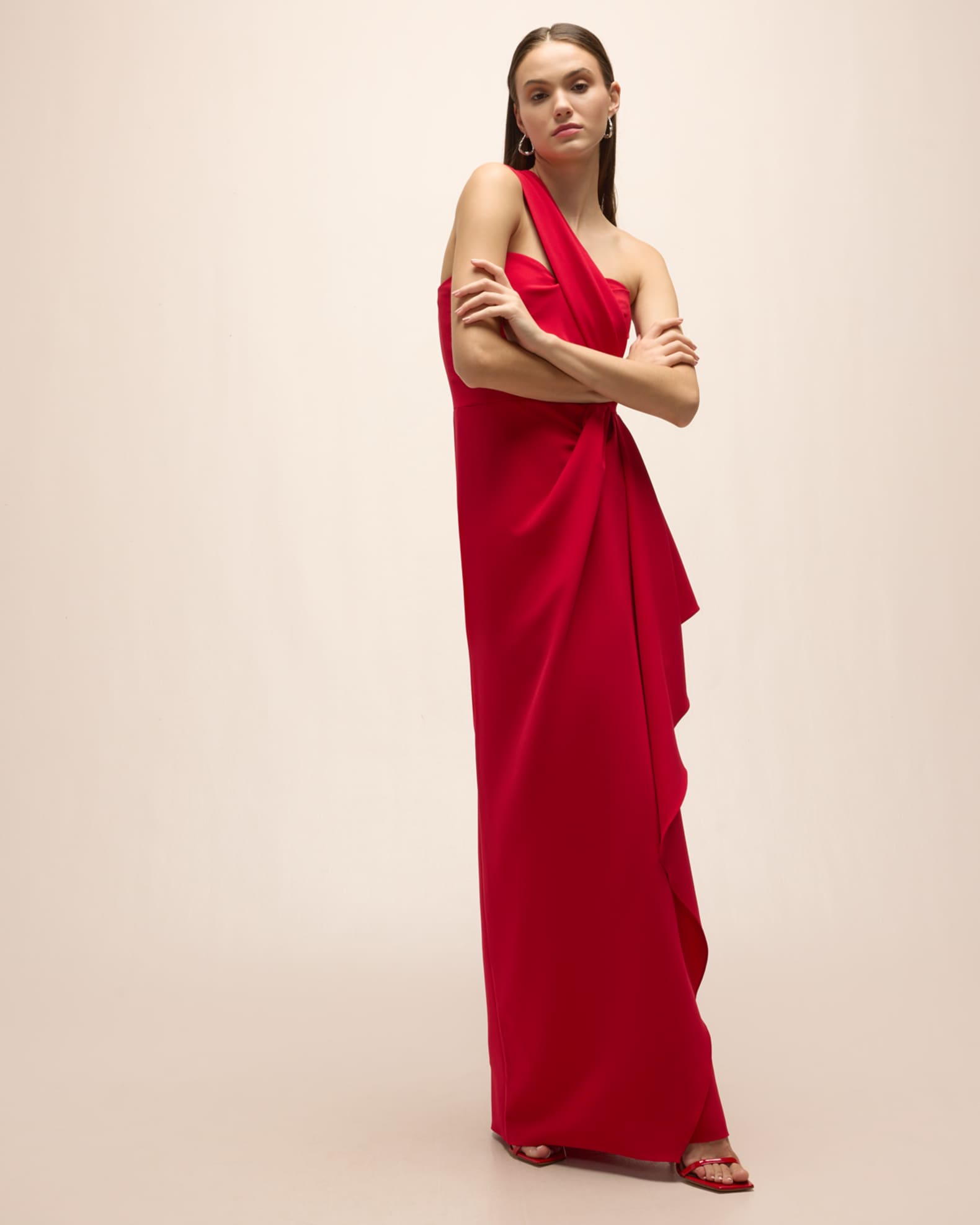 strapless dress navy Gaia Strapless Column Gown – THEIA