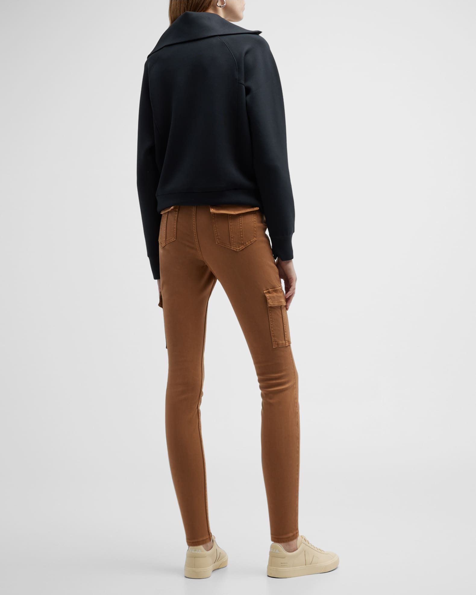 spanx stretch twill ankle cargo pant
