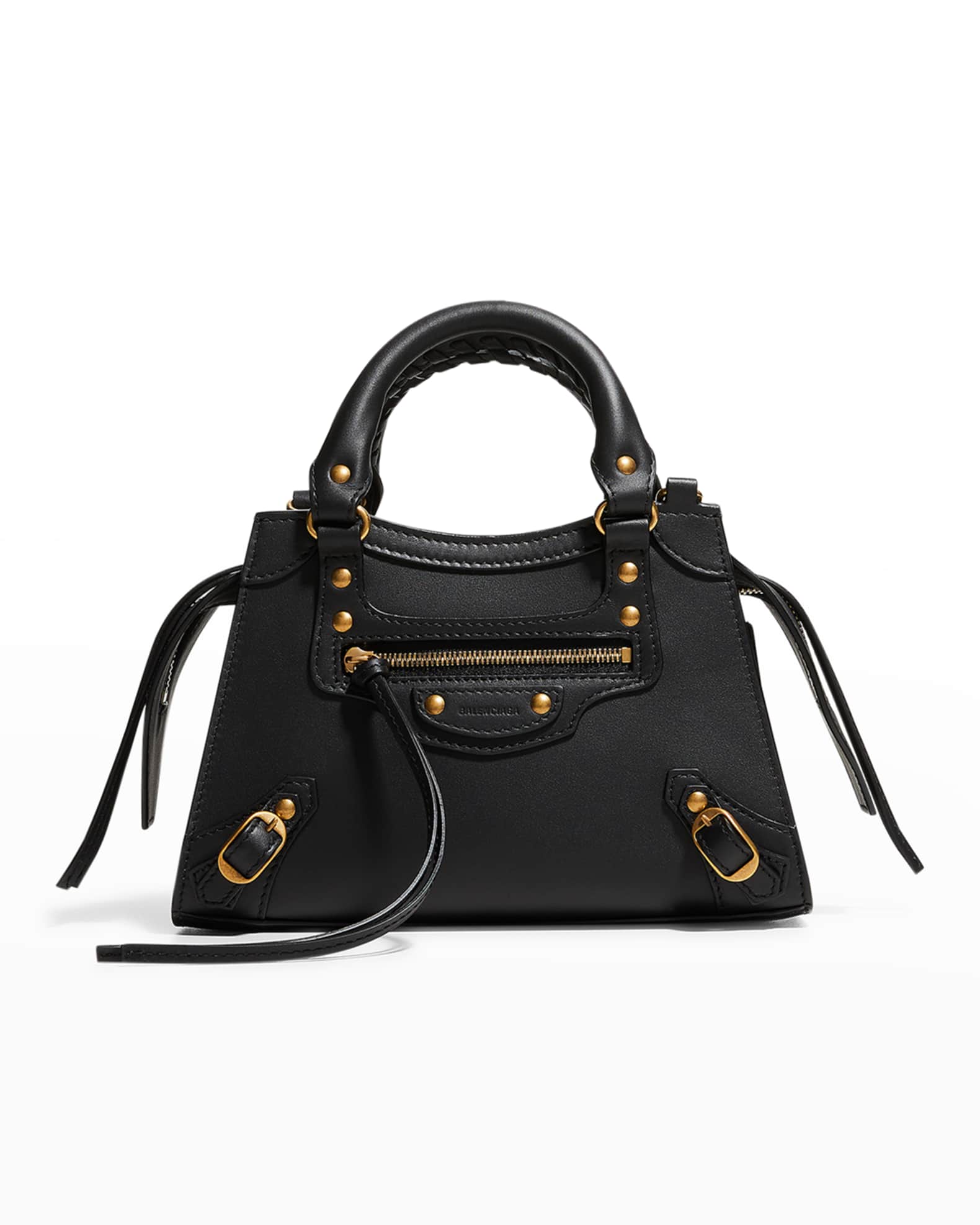 Balenciaga Neo Classic City Mini Smooth Leather Satchel Bag | Neiman Marcus