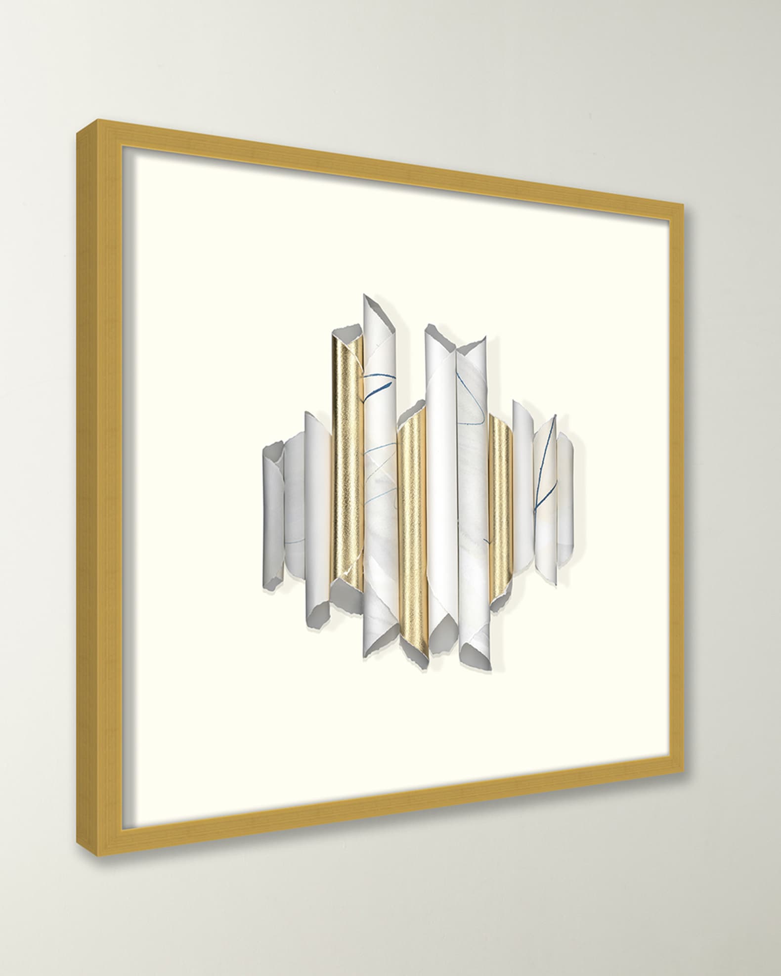 Painted Papers Shadowbox 1 Giclee 1