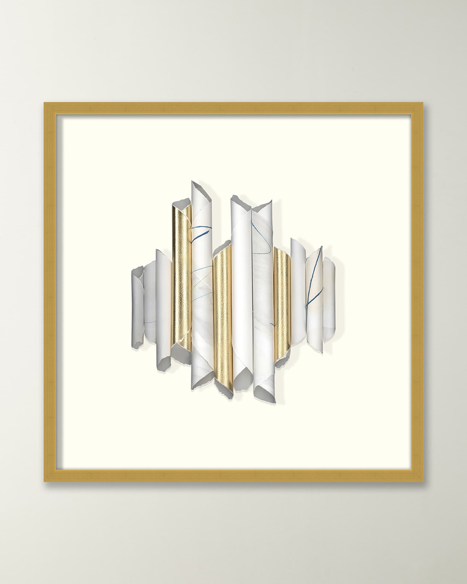 Painted Papers Shadowbox 1 Giclee 0