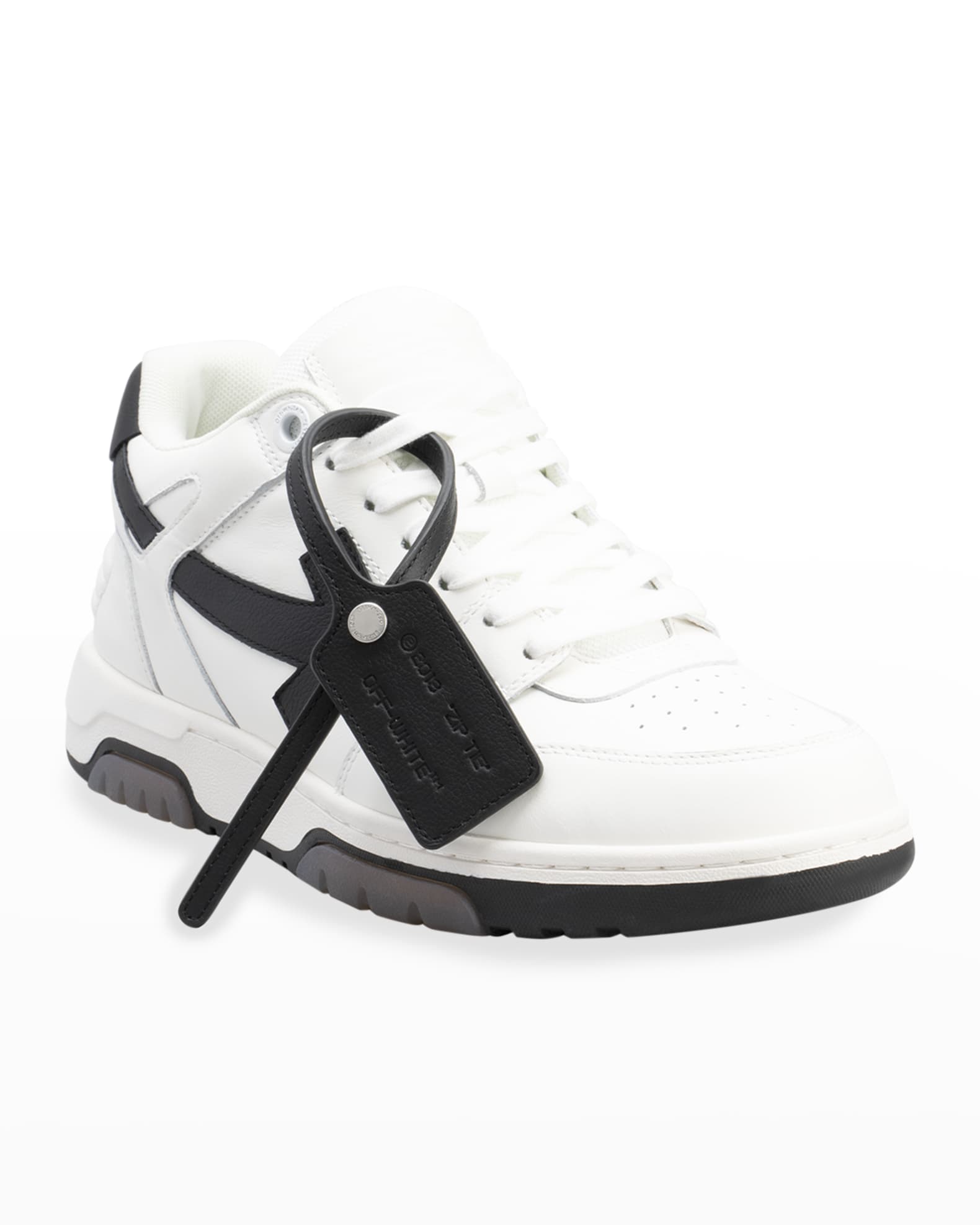 Off-White Men's Out of Office Arrow Low-Top Sneakers | Neiman Marcus