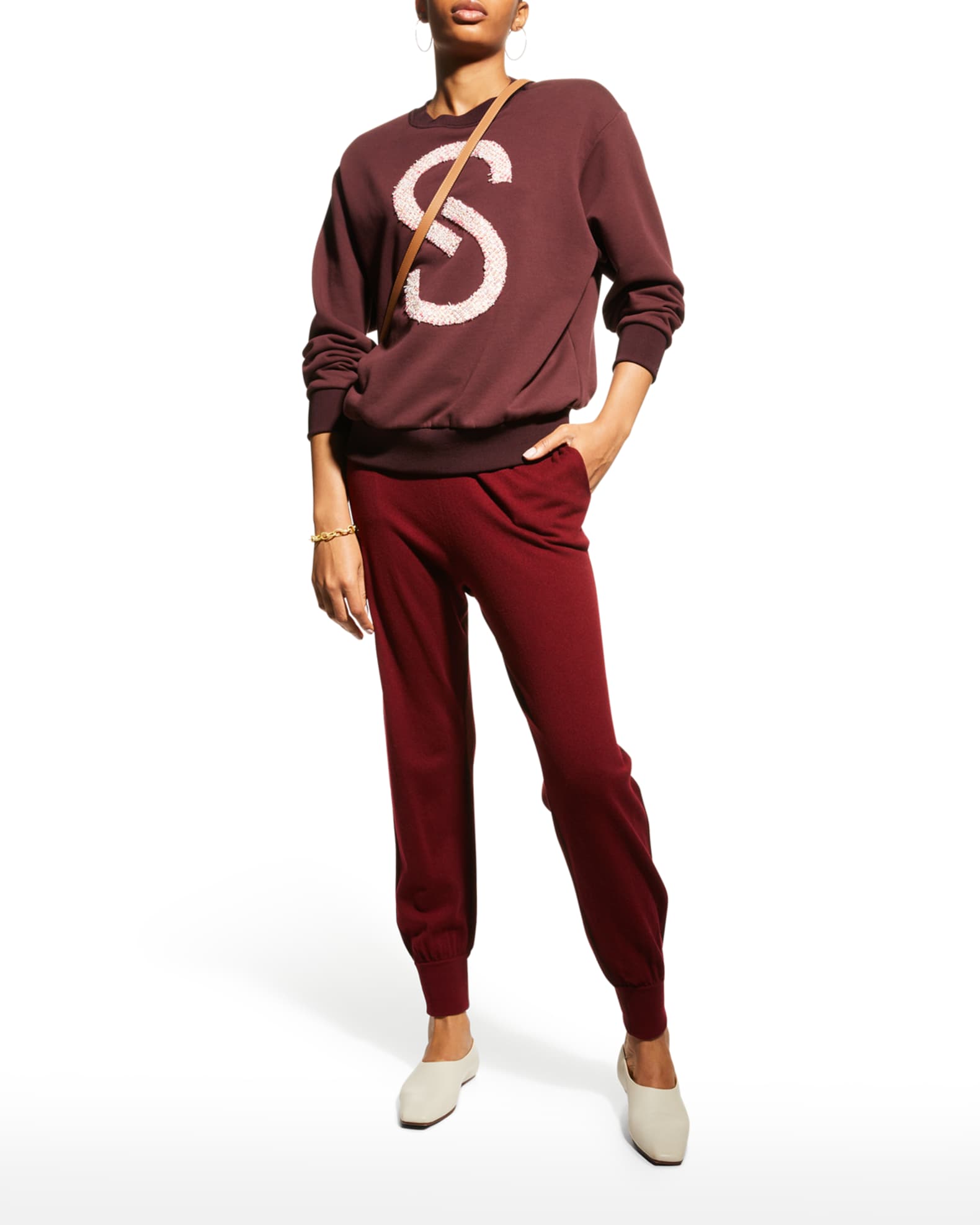 men's cashmere jogger set