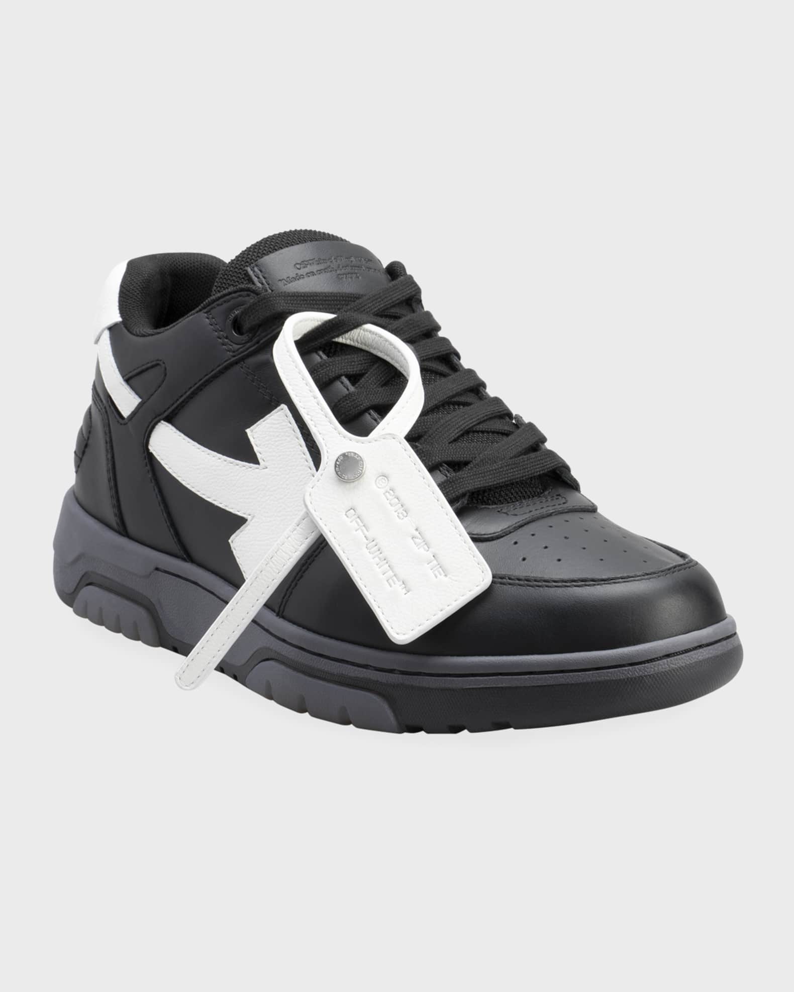 Off-White Men's Out of Office Bicolor Skate Sneakers | Neiman Marcus