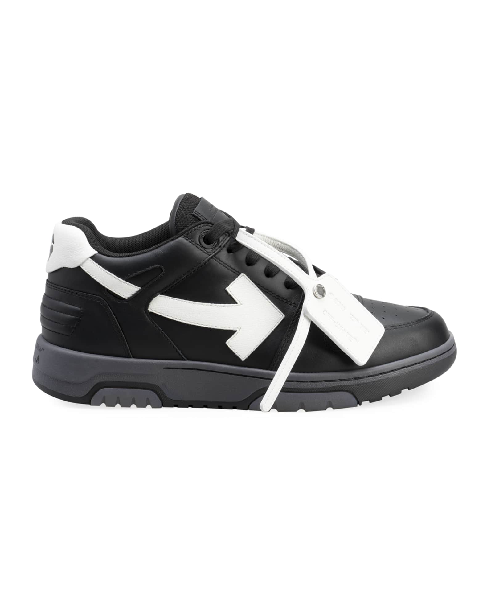 Off-White Men's Out of Office Bicolor Skate Sneakers | Neiman Marcus