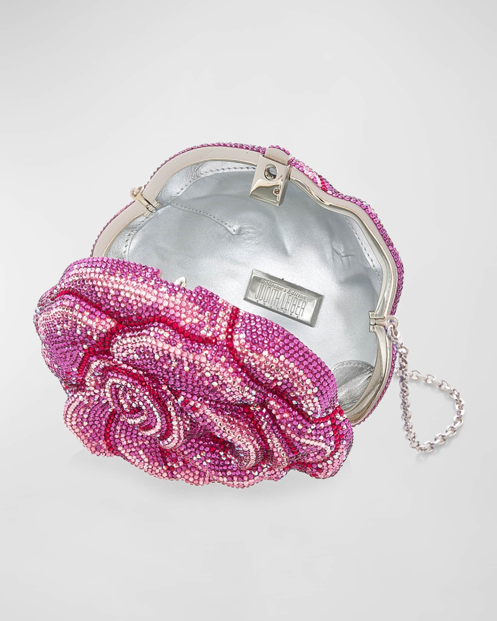 Rose Josephine Crystal Clutch Bag