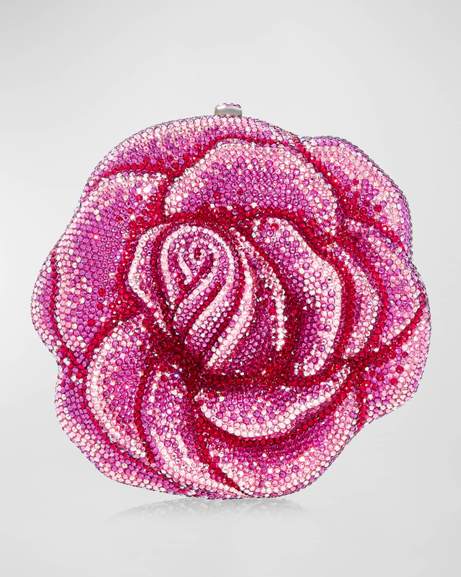 Judith Leiber Couture Women's Rose Crystal Clutch - Fuchsia One-Size