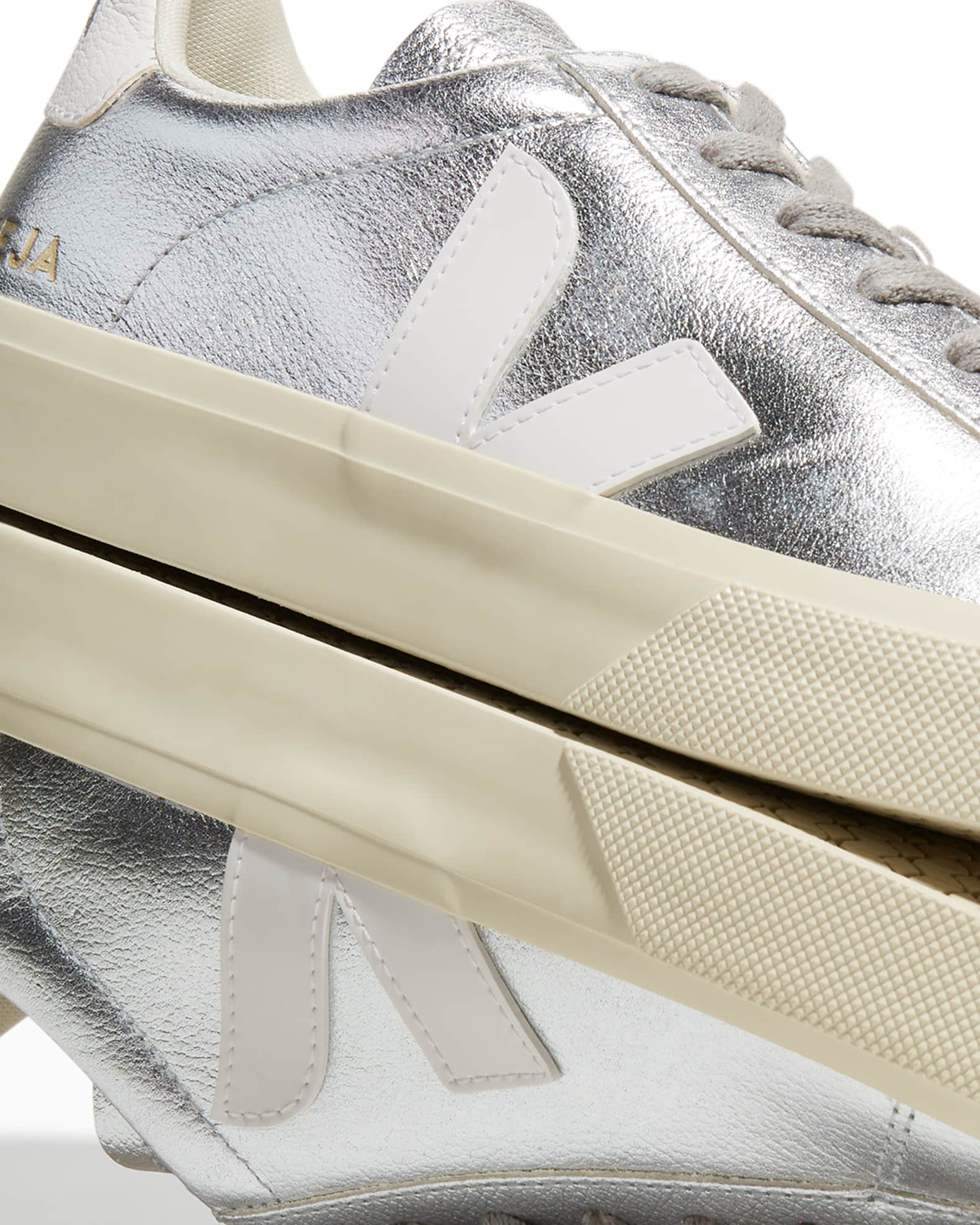 VEJA Campo Bicolor Metallic Low Top Sneakers Neiman Marcus