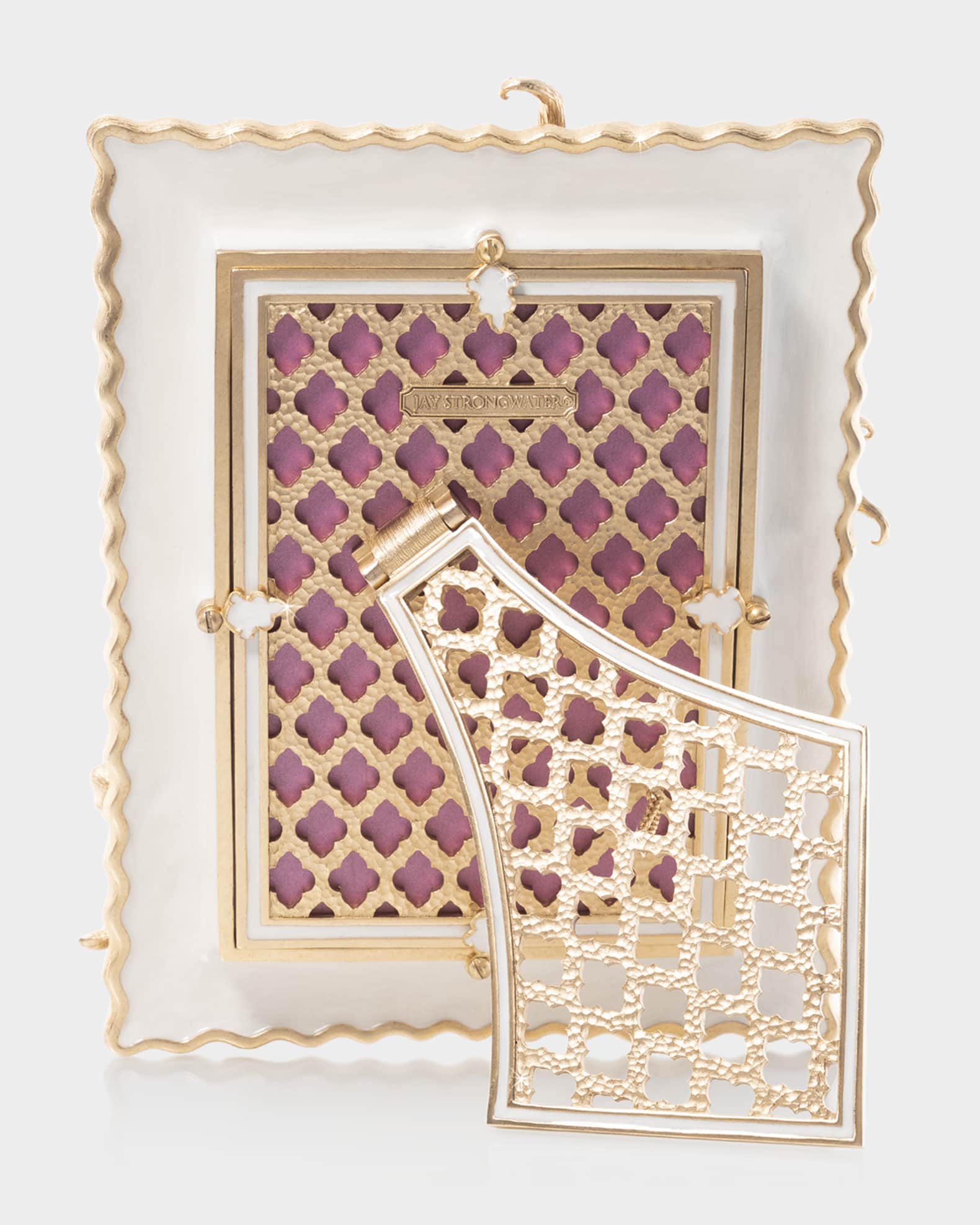 Jay Strongwater Zebra Orchid Frame, 5" x 7" Neiman Marcus