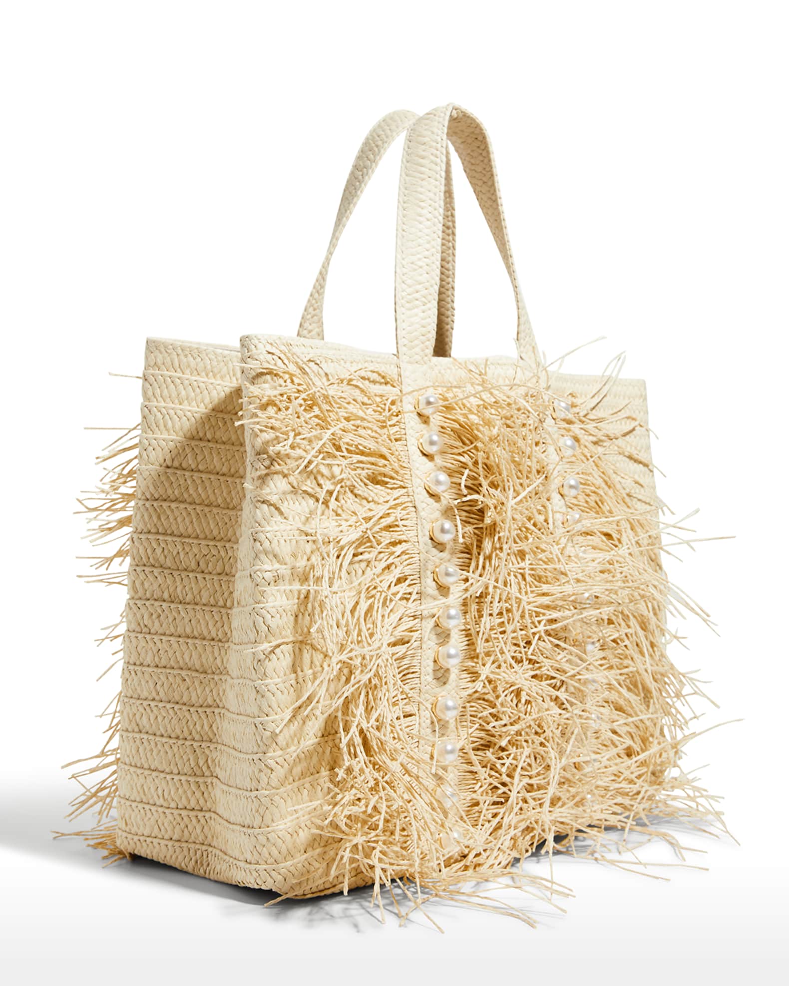 btb los angeles straw tote