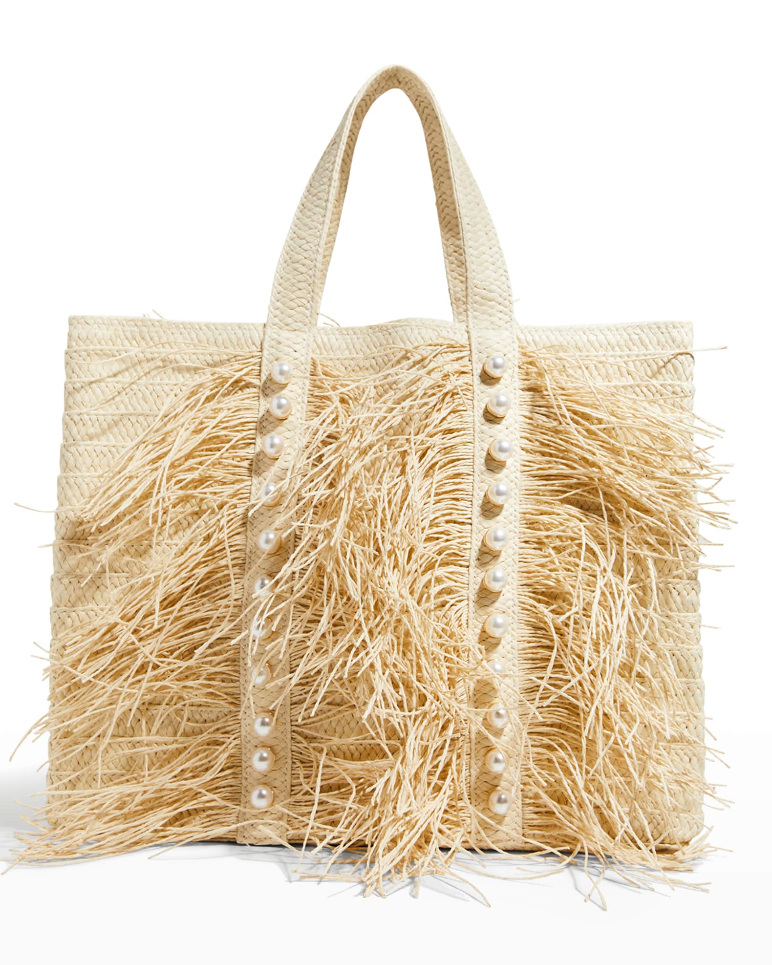 btb los angeles straw tote