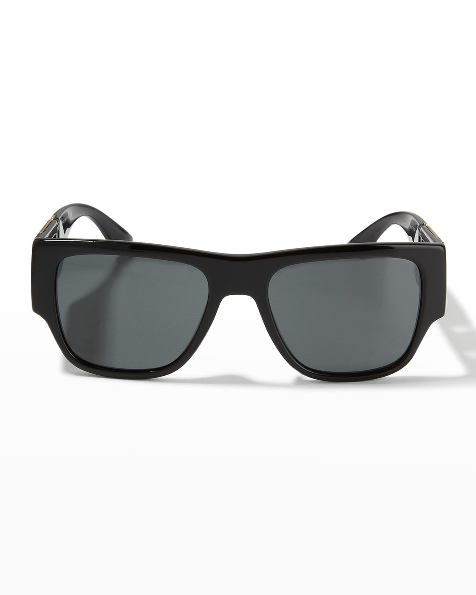 Versace Men's Greca Rectangle Sunglasses | Neiman Marcus