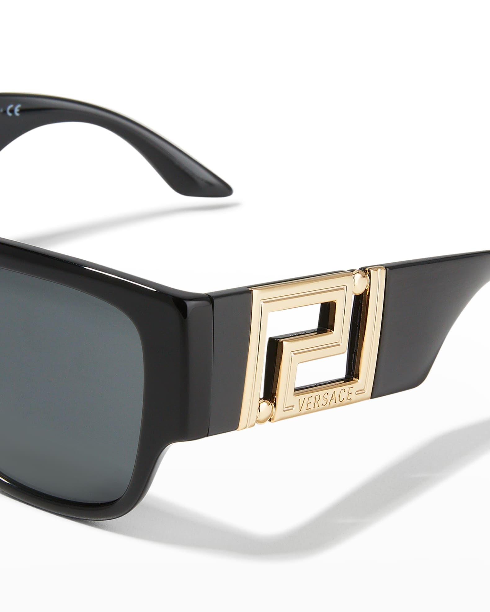 Versace Men's Greca Rectangle Sunglasses | Neiman Marcus