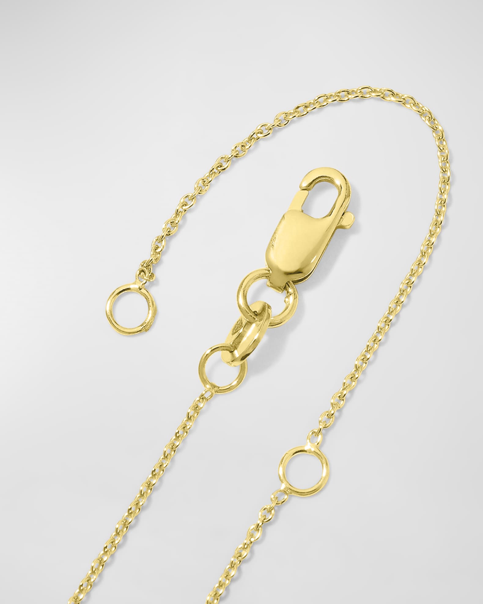 Roberto Coin Tiny Treasures Diamond Lock Necklace