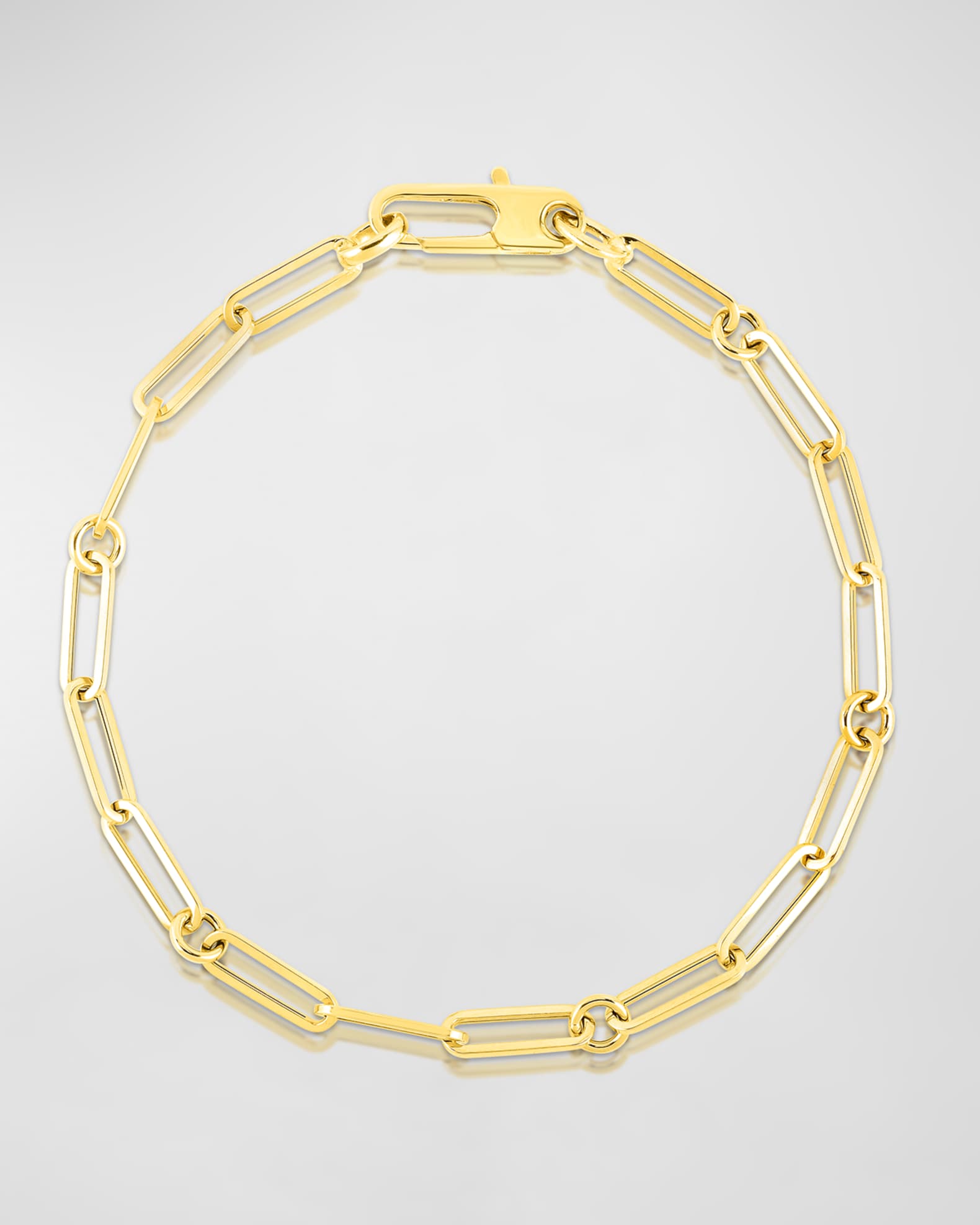 Roberto Coin 18k Paperclip Bracelet | Neiman Marcus