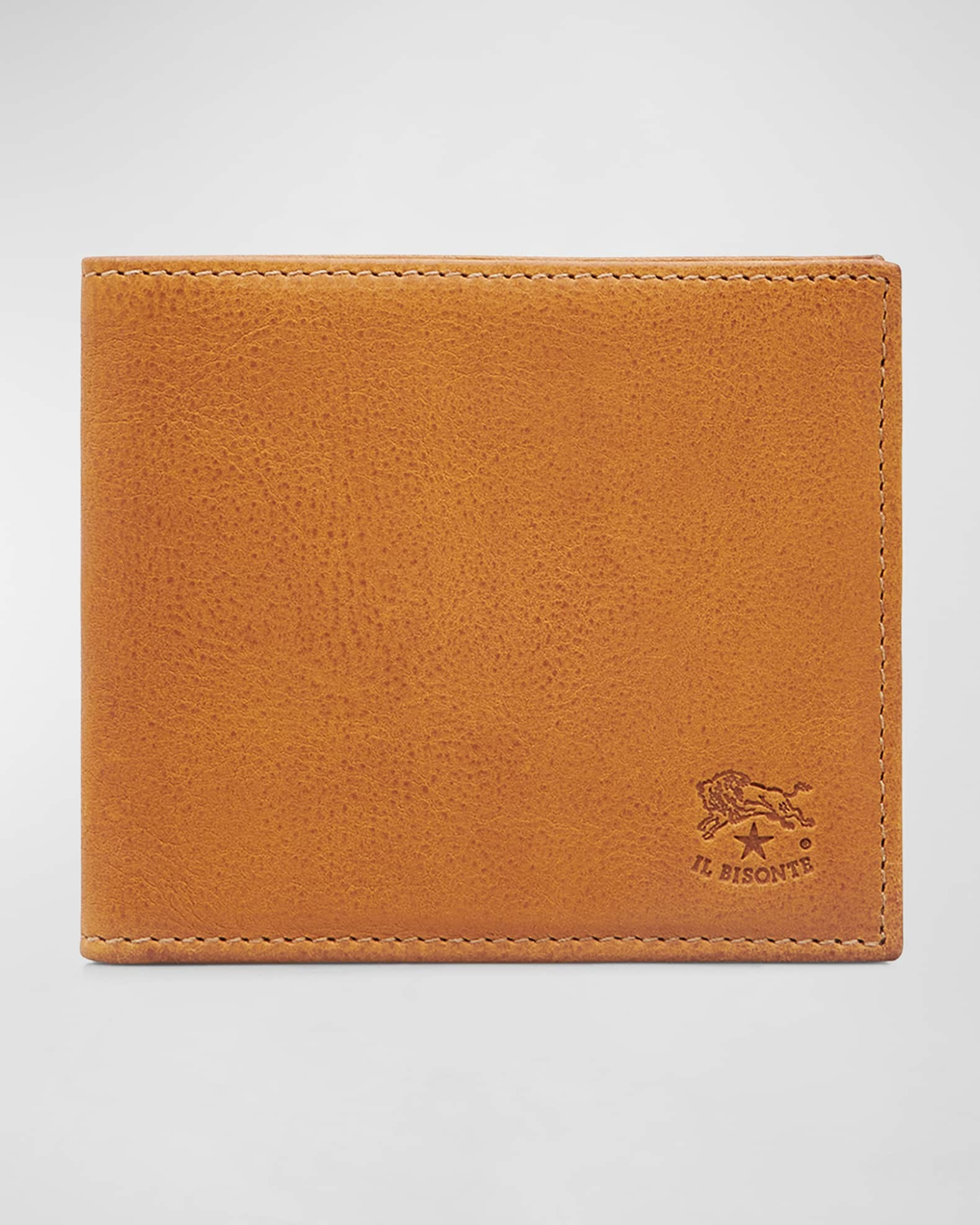 Il Bisonte Men's Vintage Leather Wallet | Neiman Marcus